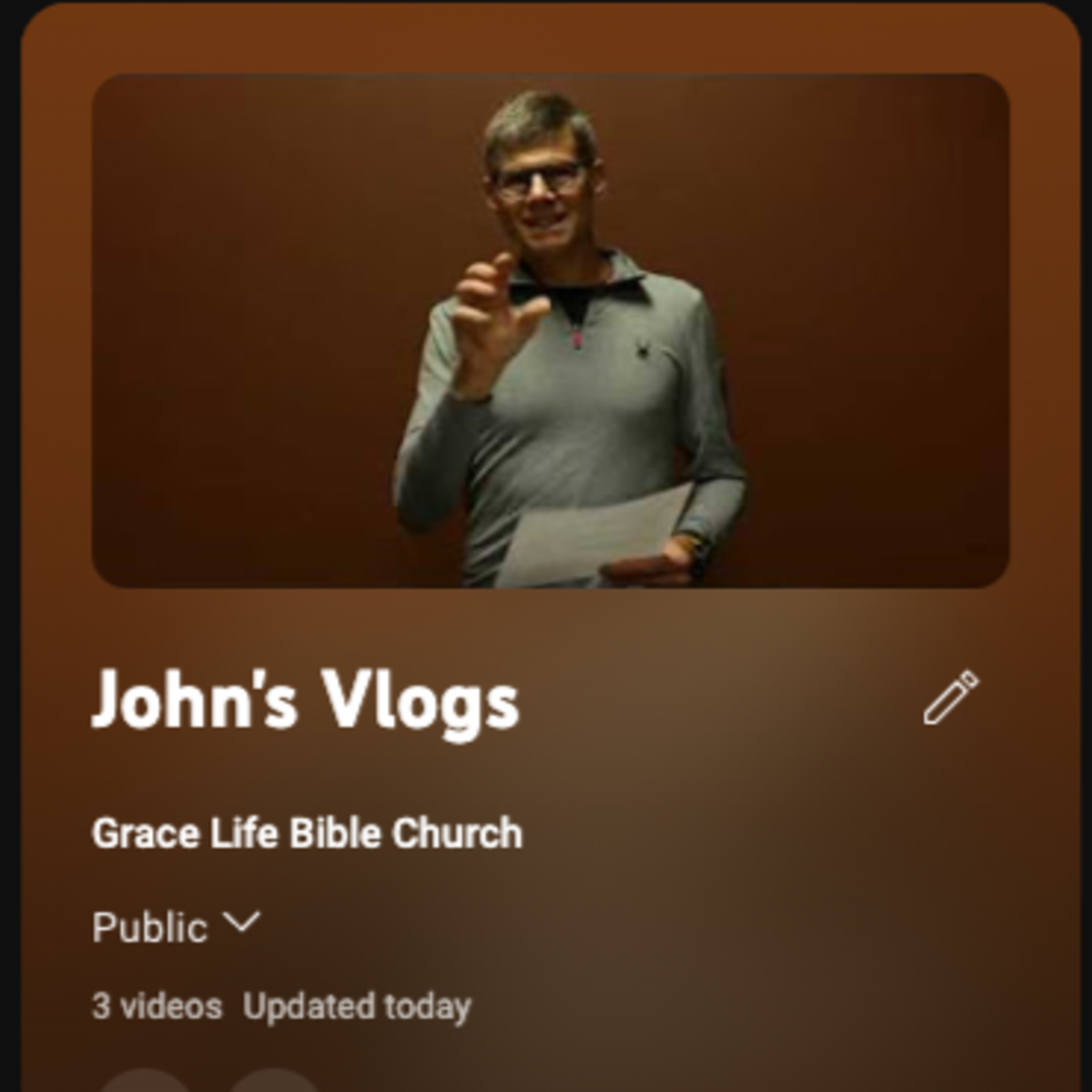 John's Vlog October 4, 2022 | Grace and Truth episode artwork
