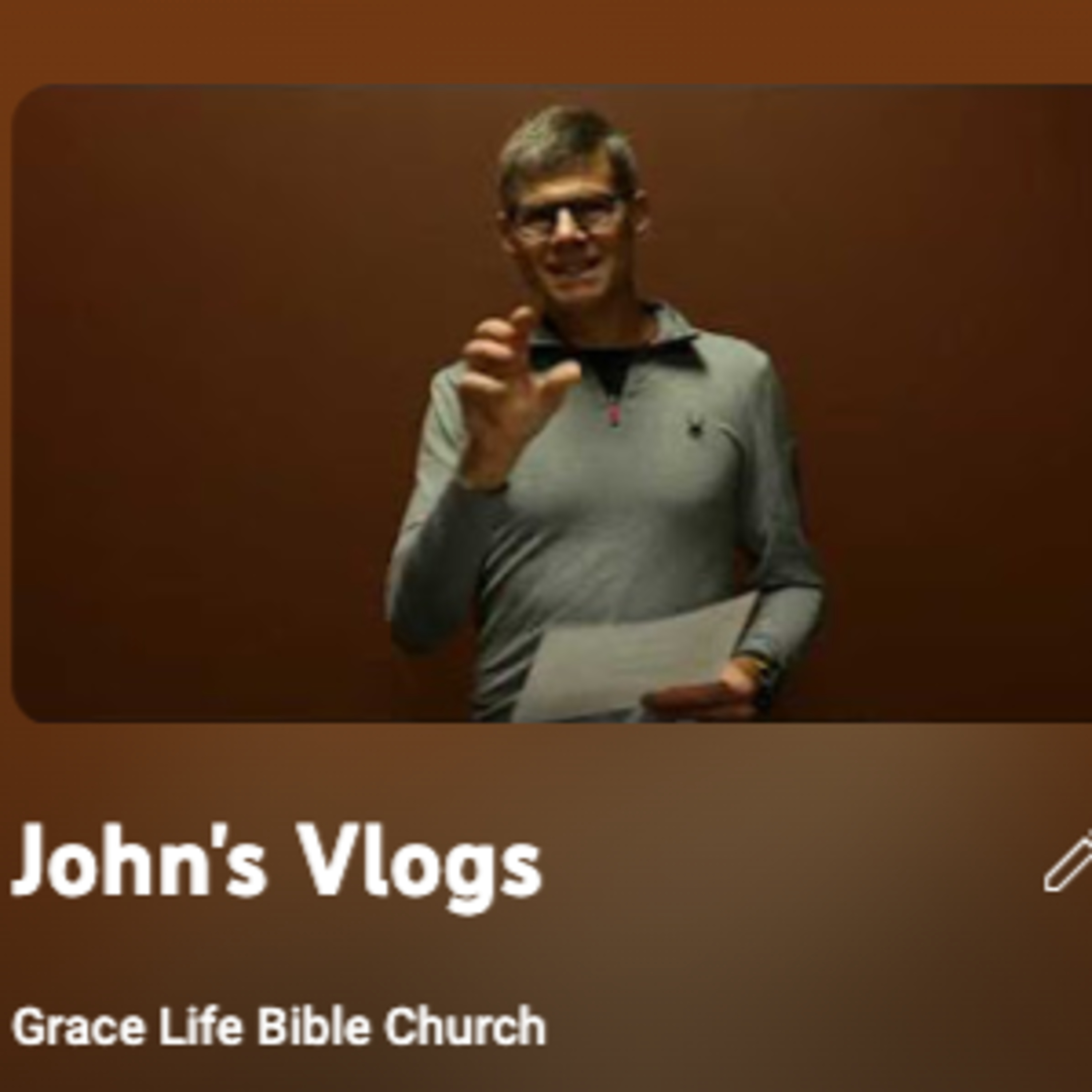 John's Vlog - November 15, 2022 | WALK IN THE SPIRIT episode artwork