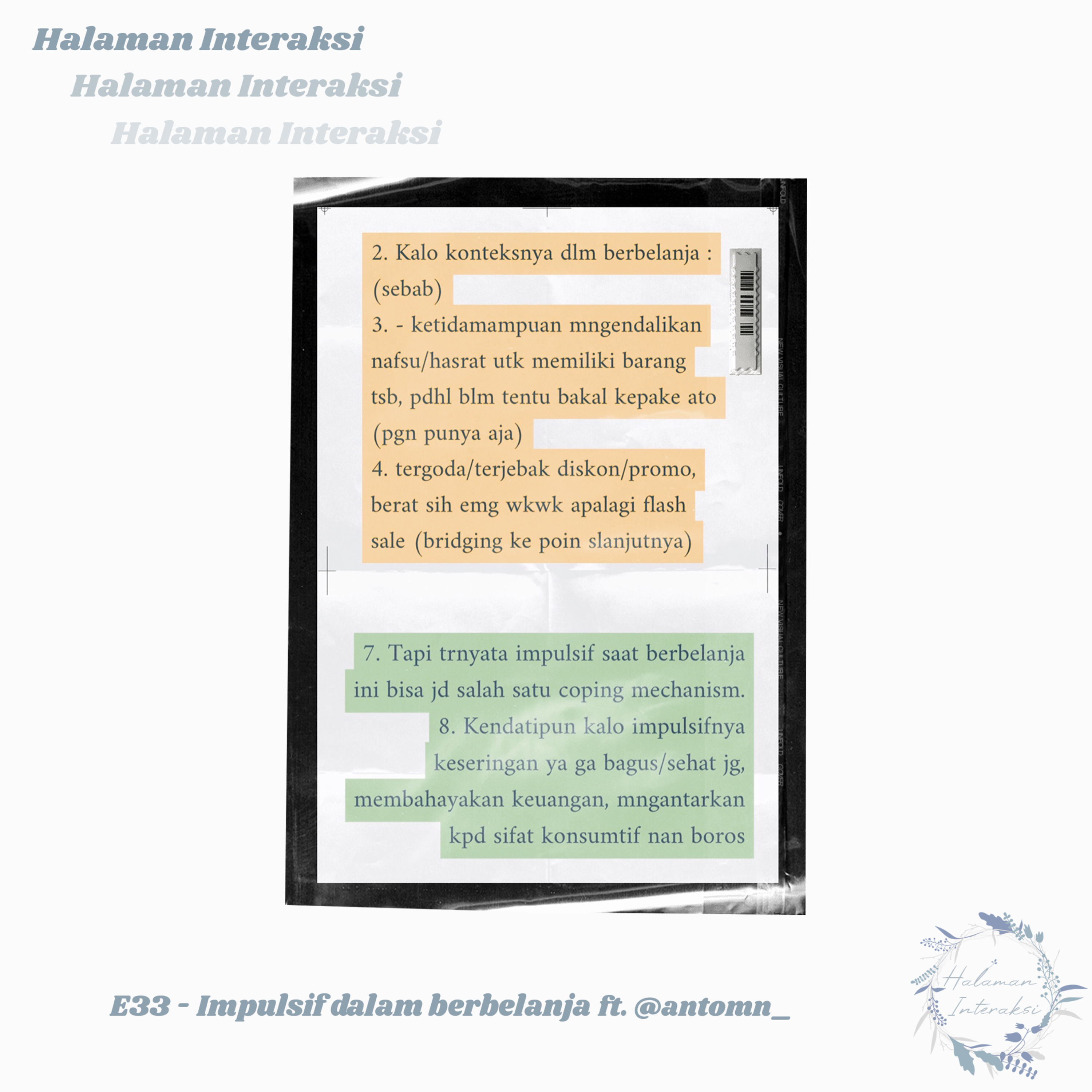 Halaman Interaksi