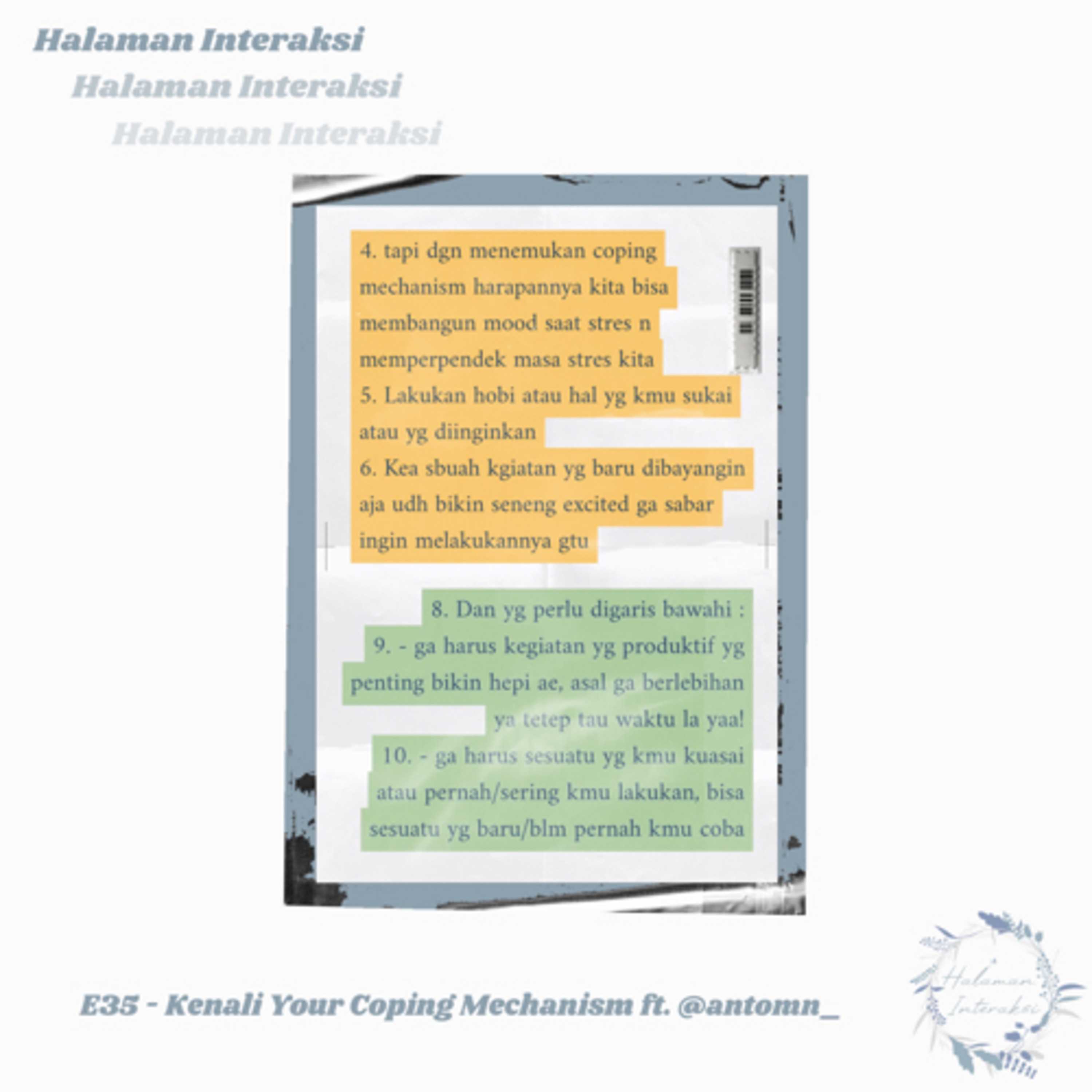 Halaman Interaksi