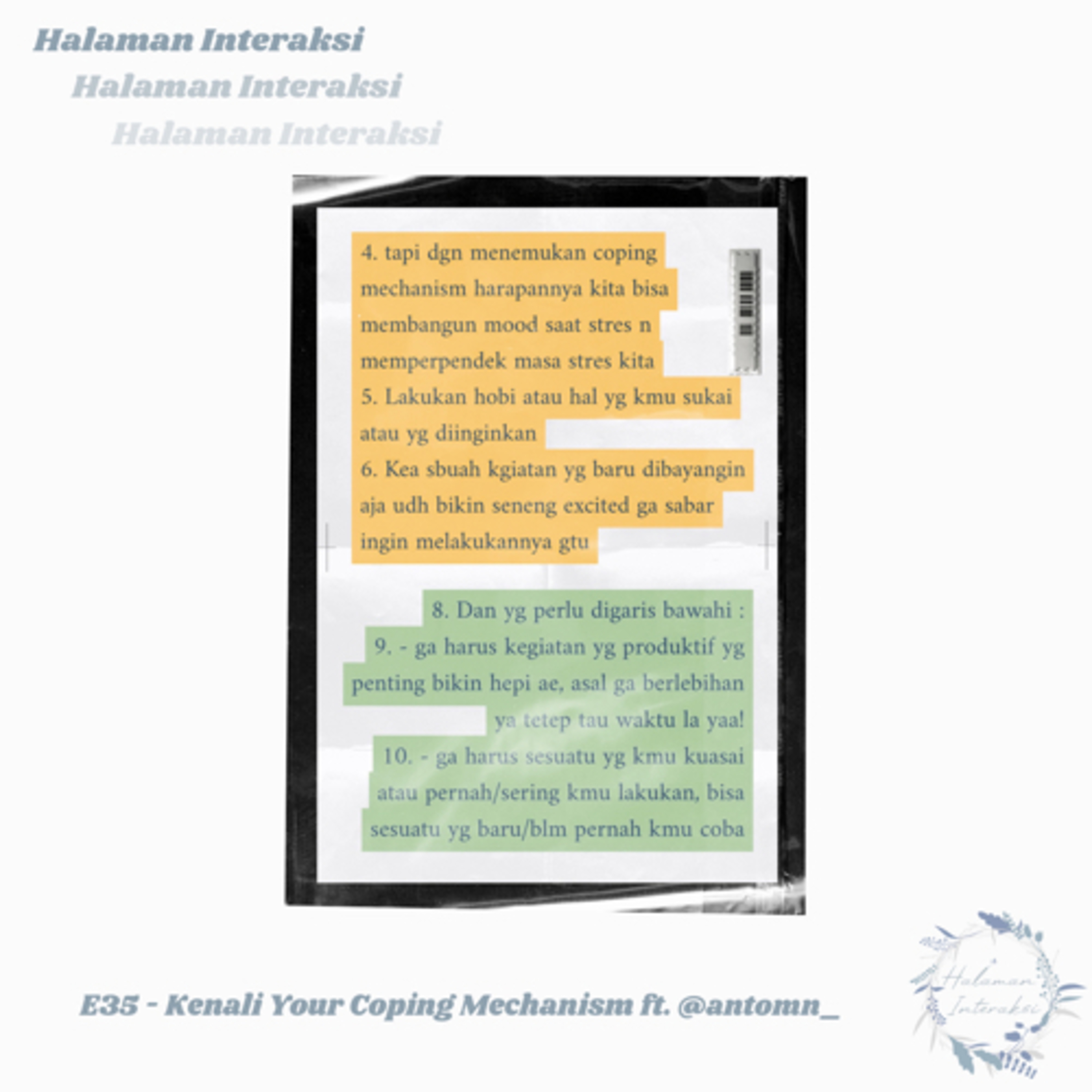 Halaman Interaksi