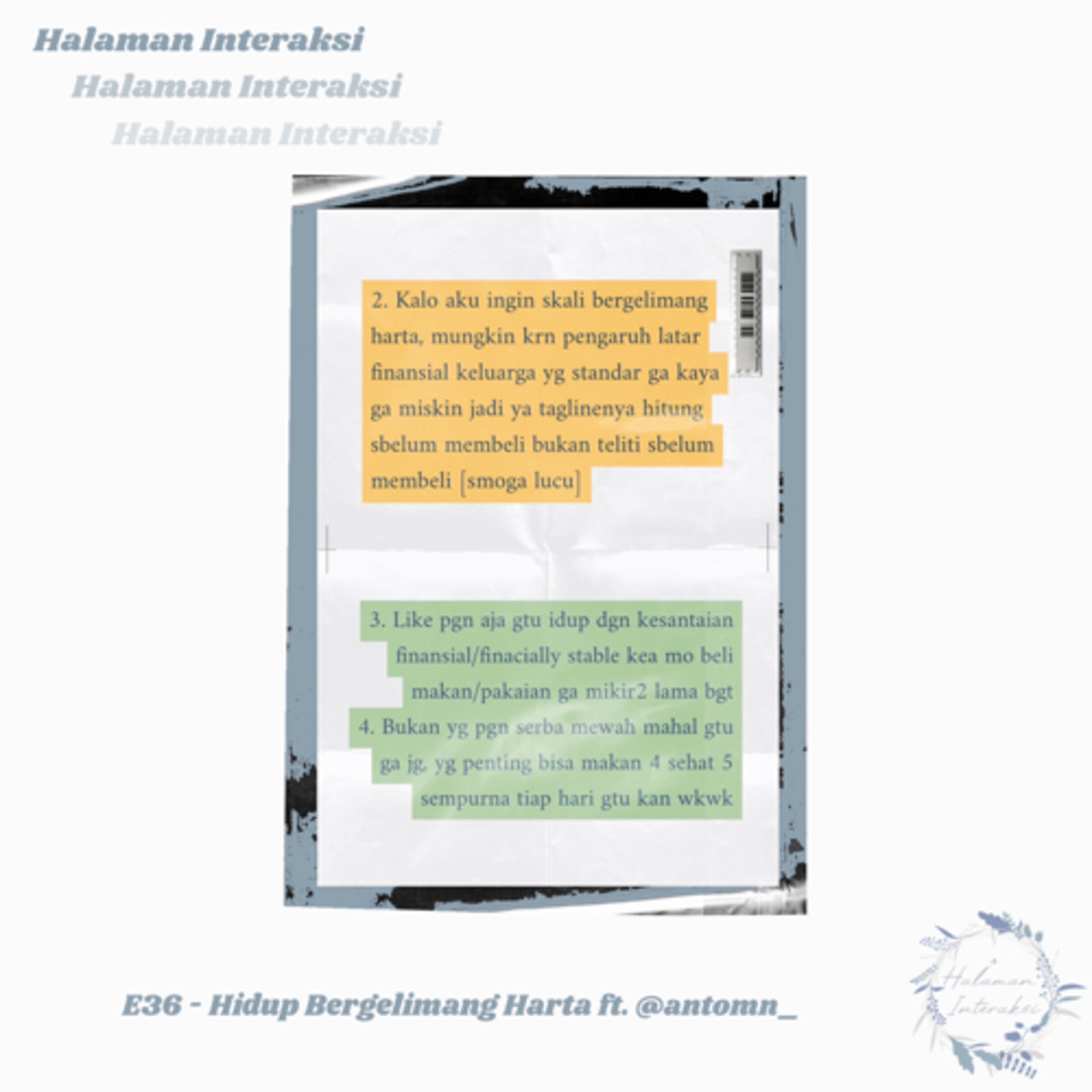 Halaman Interaksi