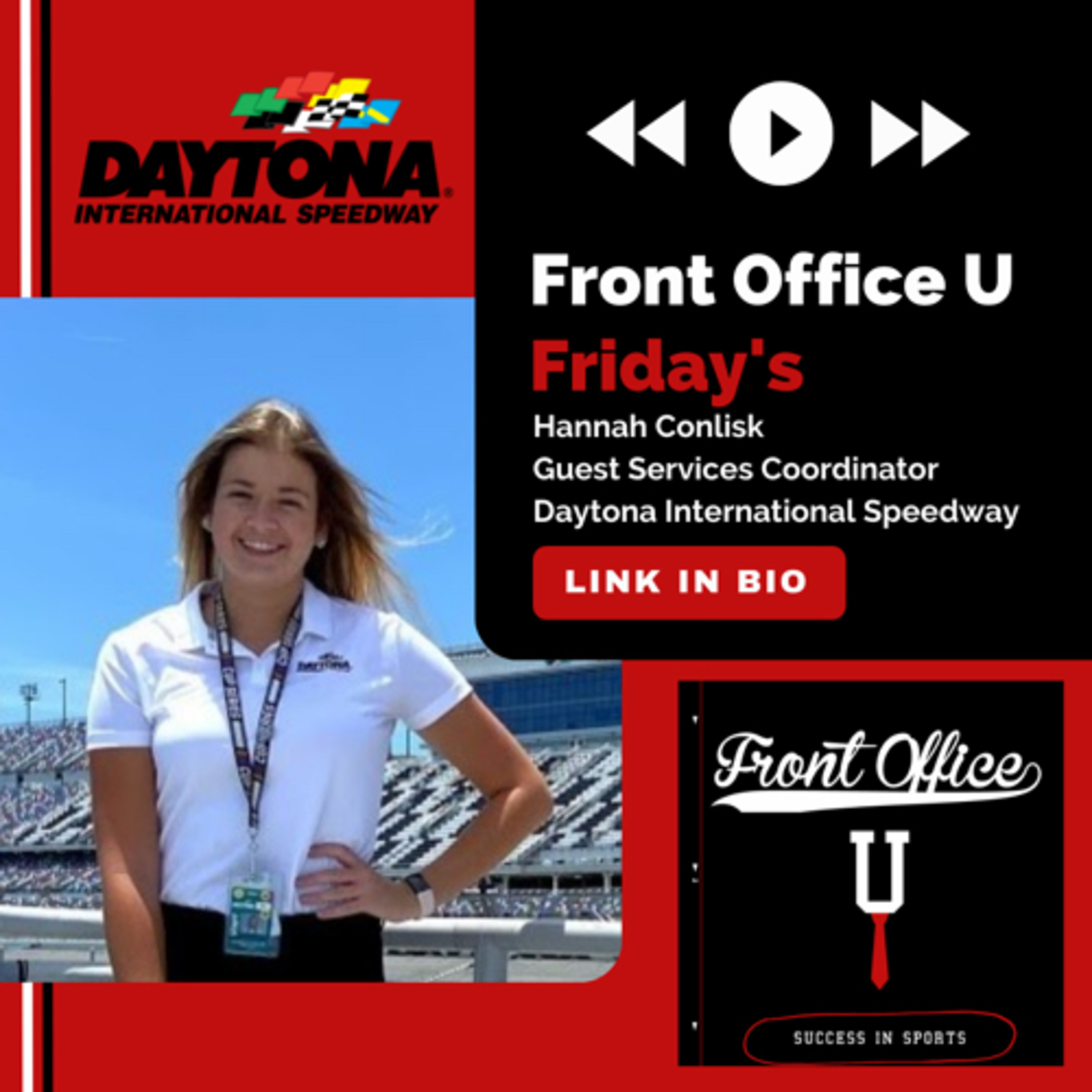 Hannah Conlisk - Guest Services Coordinator, Daytona International Speedway episode artwork