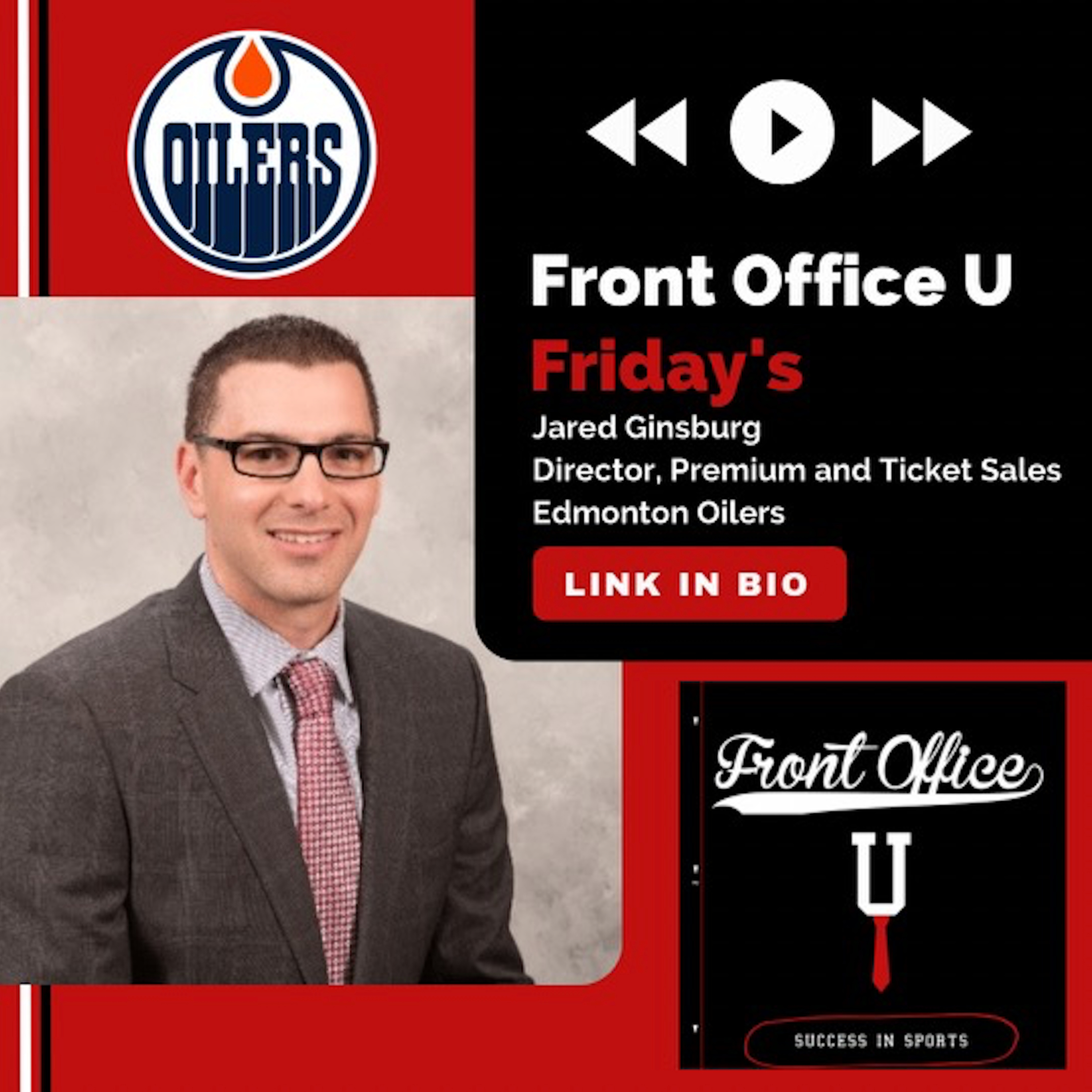 Jared Ginsburg - Director, Premium and Ticket Sales at the Edmonton Oilers episode artwork