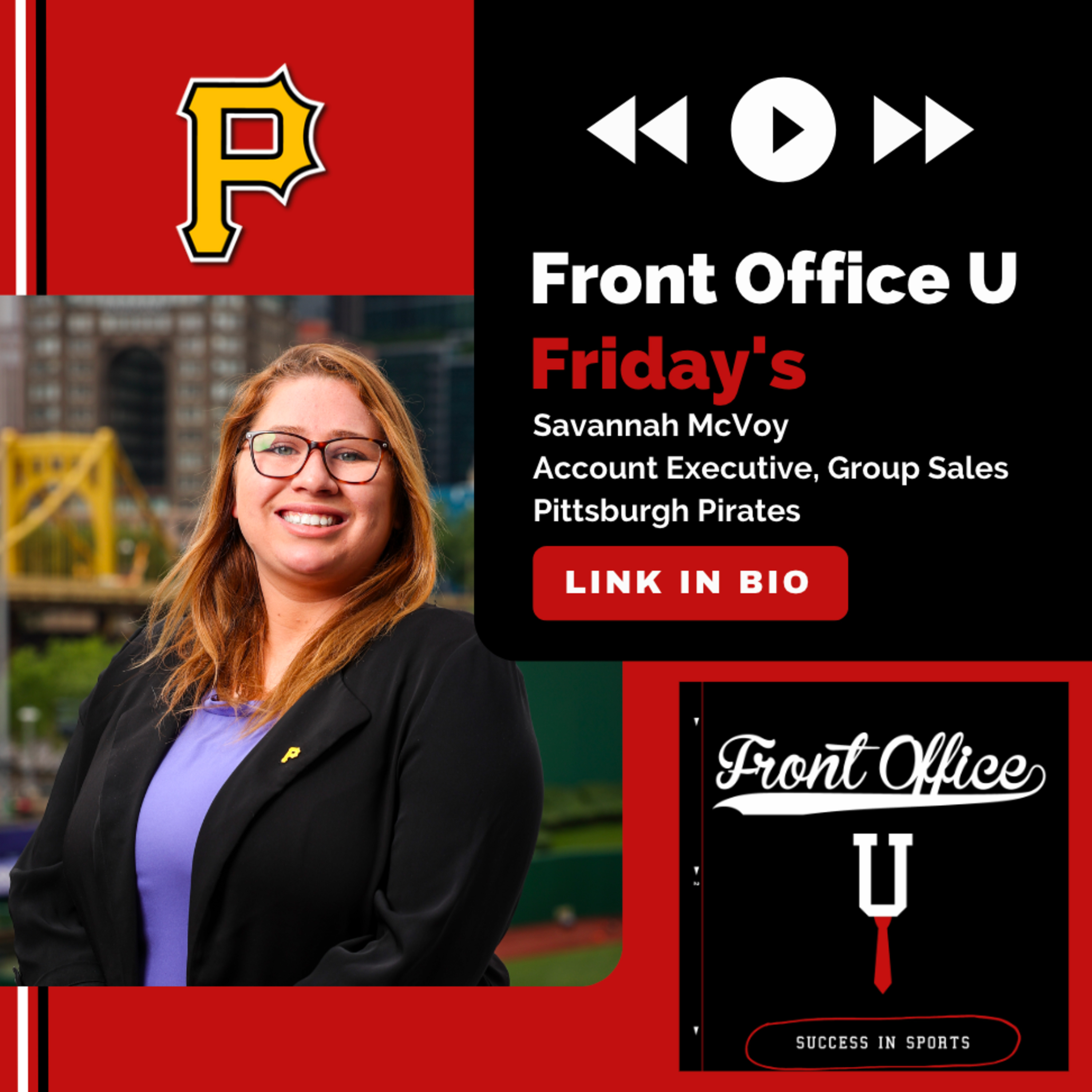 Savannah McVoy - Group Sales Account Executive at the Pittsburgh Pirates  episode artwork