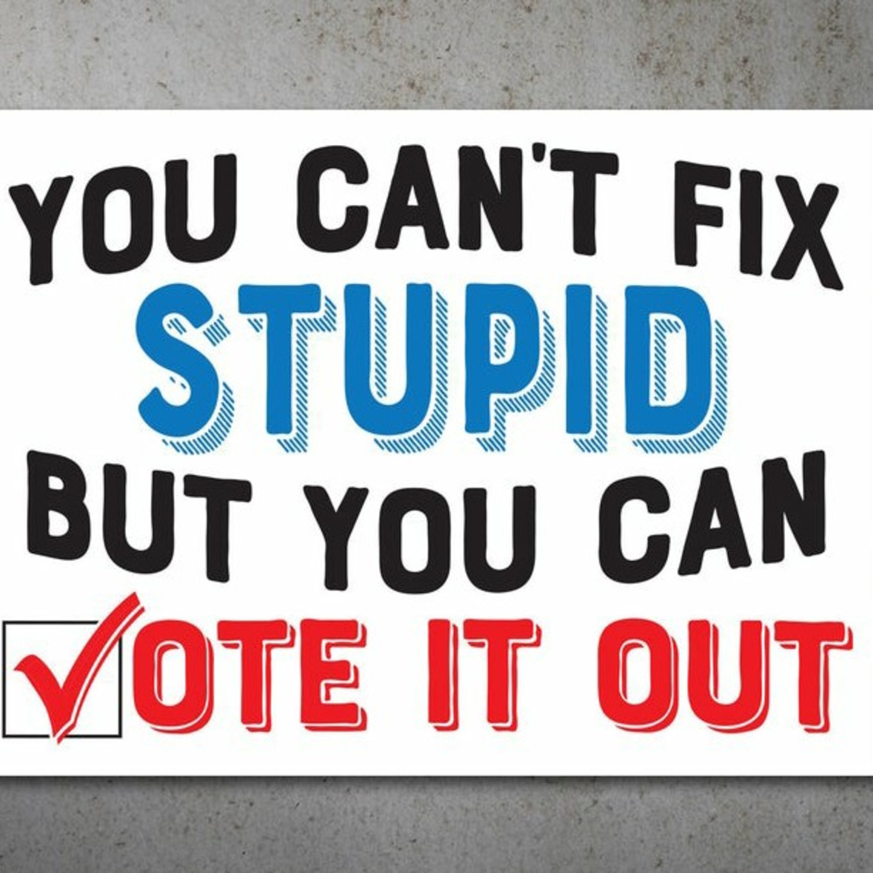 Ep#149- VOTE OUT STUPIDITY