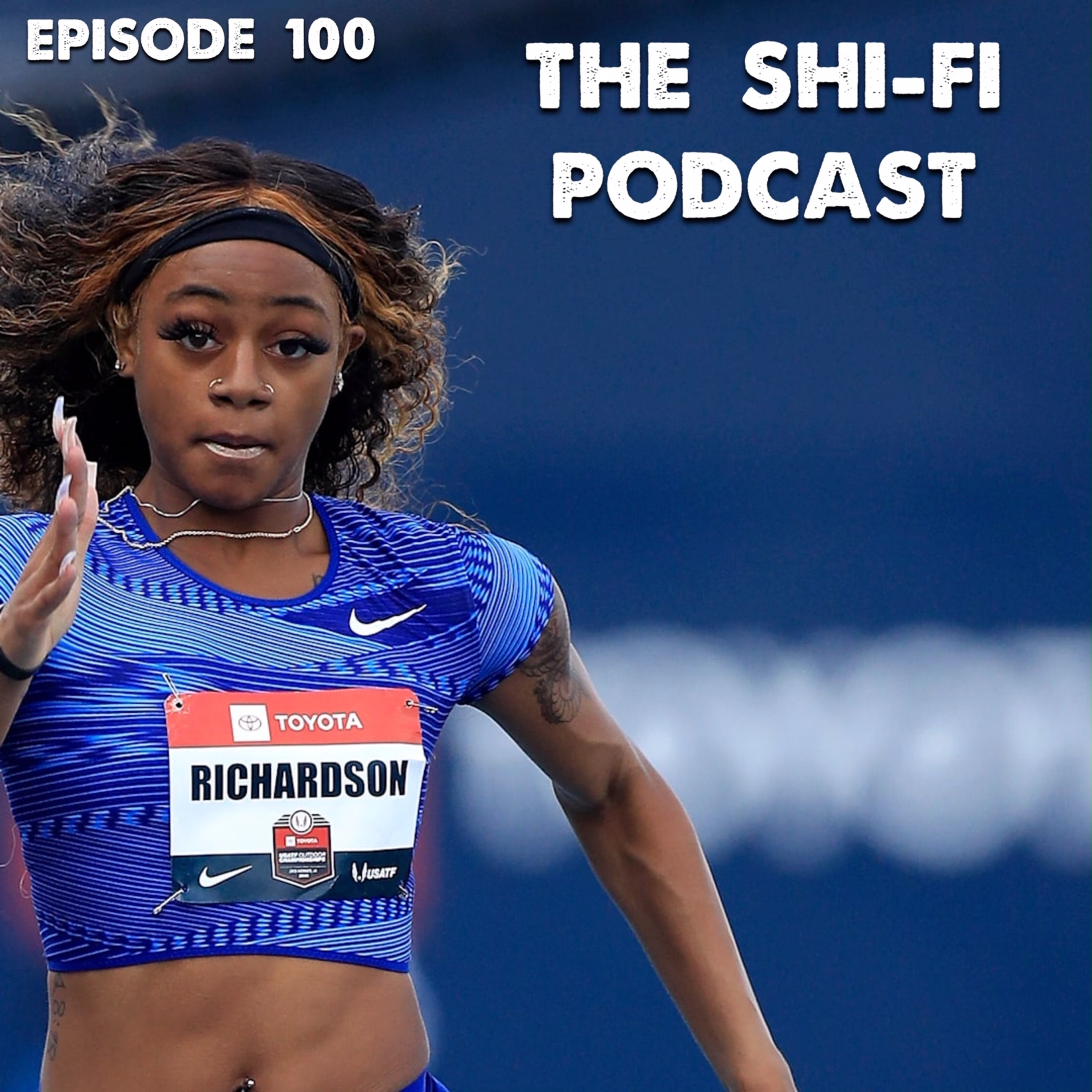 100 | Sha'Carri BANNED?, Sha'Carri/Michael PHELPS, ASTERISK ON 2021 NBA TITLE? episode artwork