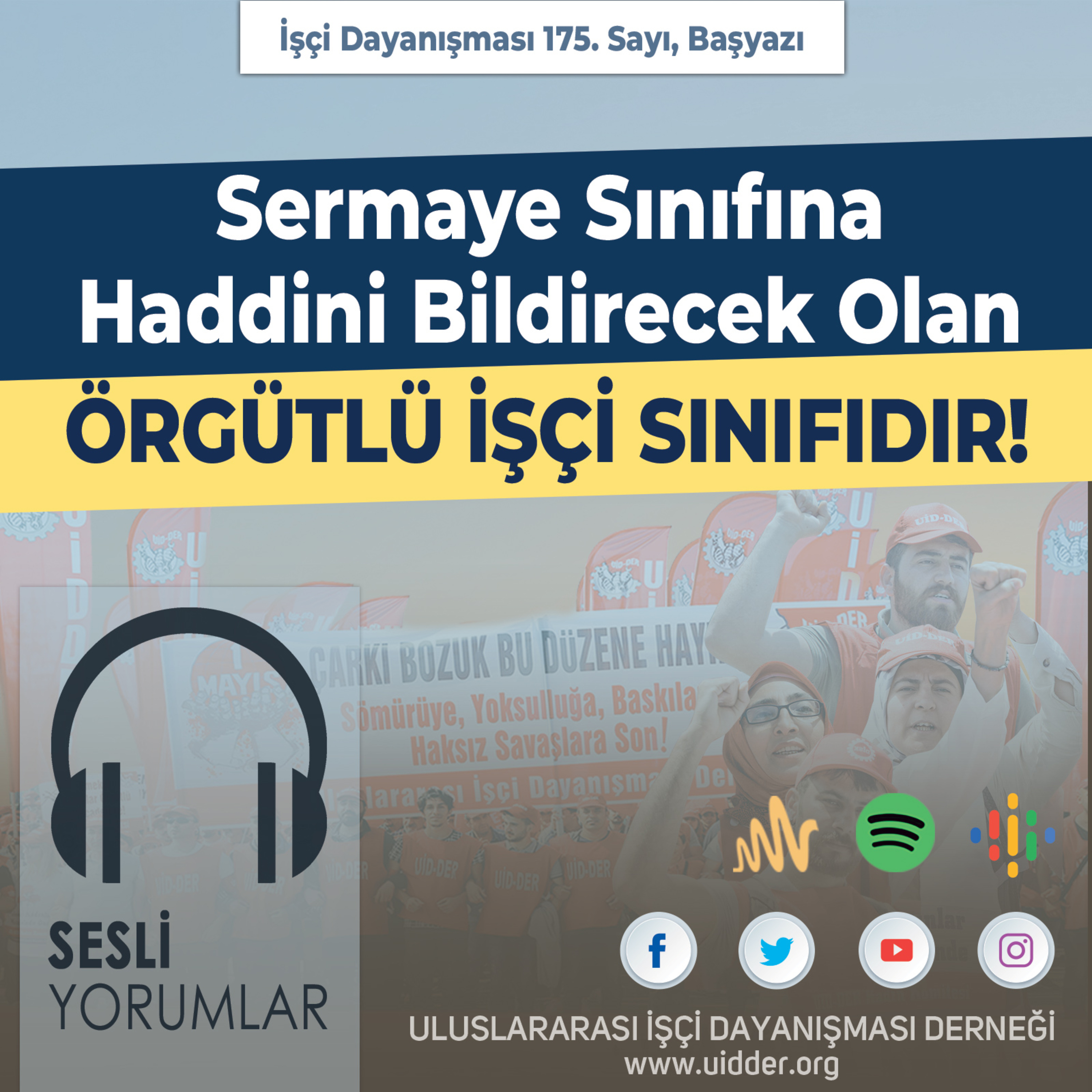 Sermaye Sınıfına Haddini Bildirecek Olan Örgütlü İşçi Sınıfıdır! episode artwork
