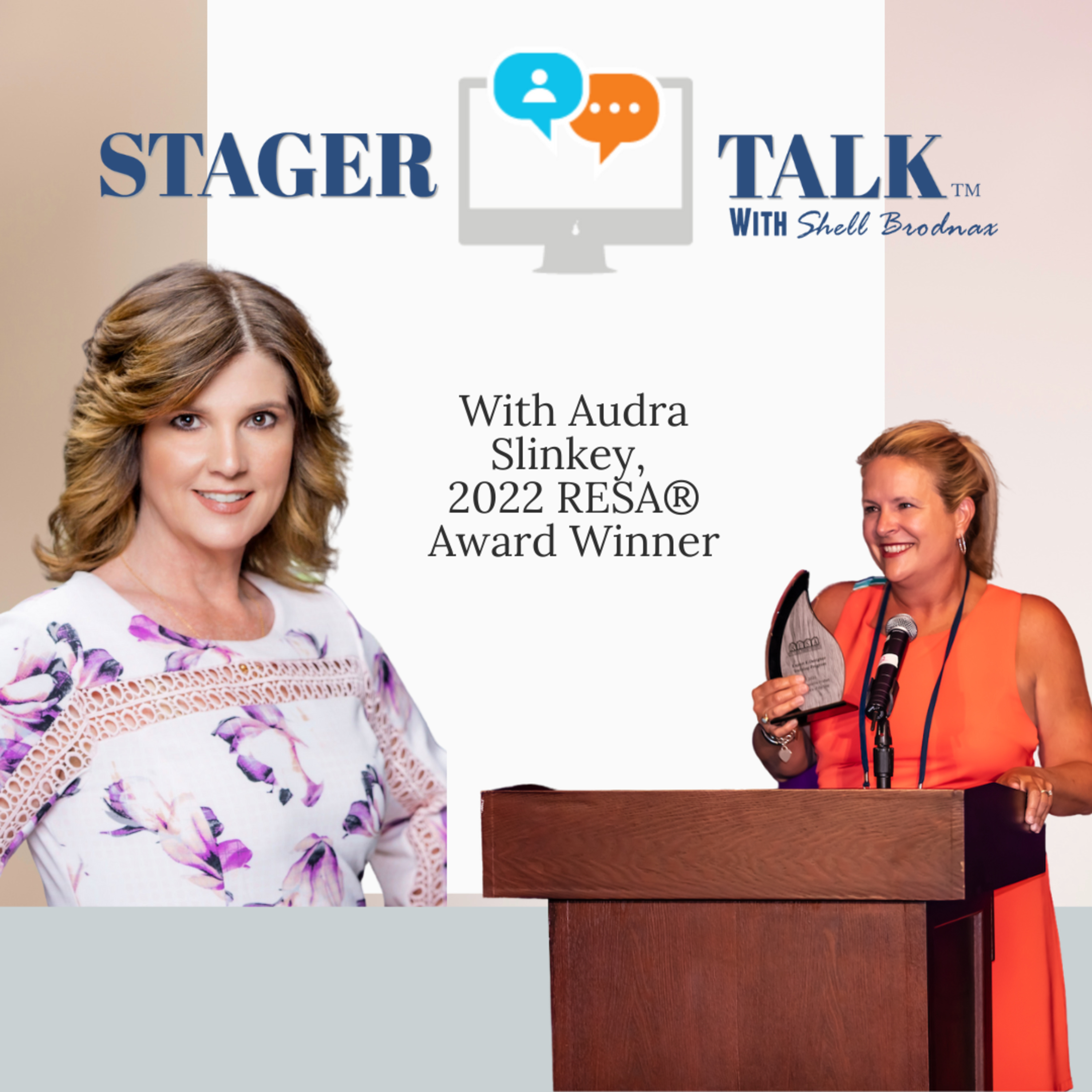 Stager Talk with Audra Slinkey - About her Award Winning, Expert E-Designer Training Program episode artwork