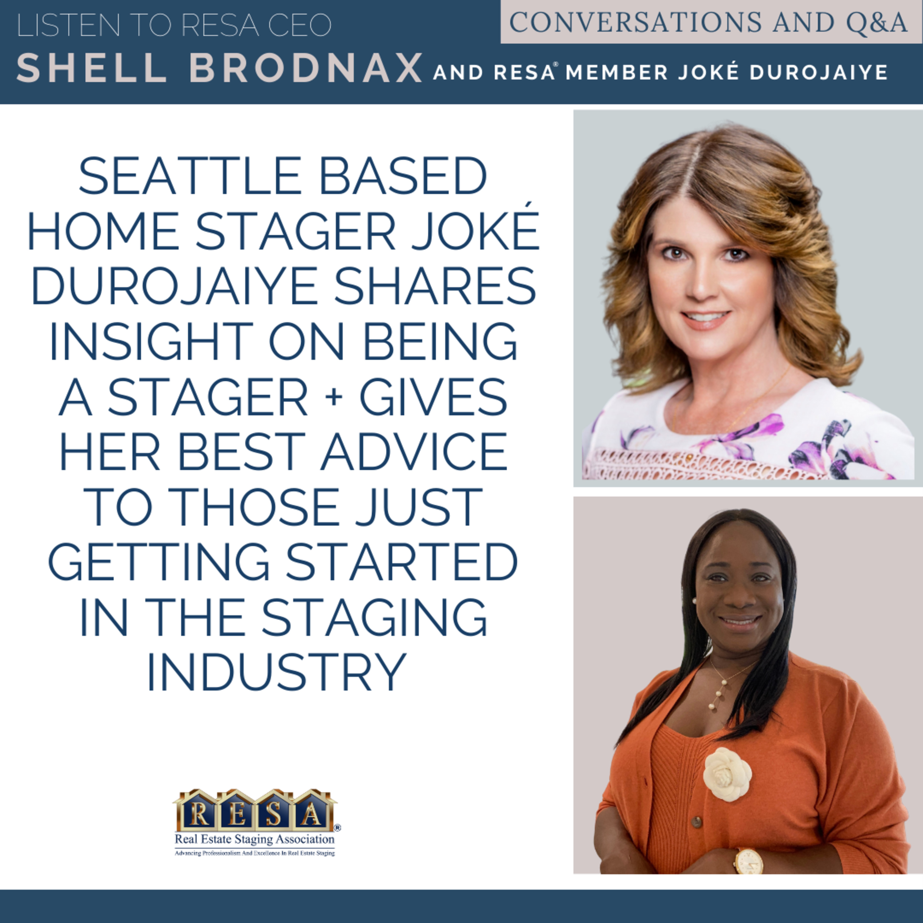 Joké Durojaiye Founder of Genesis Home Staging Shares Tips for New Home Stagers episode artwork