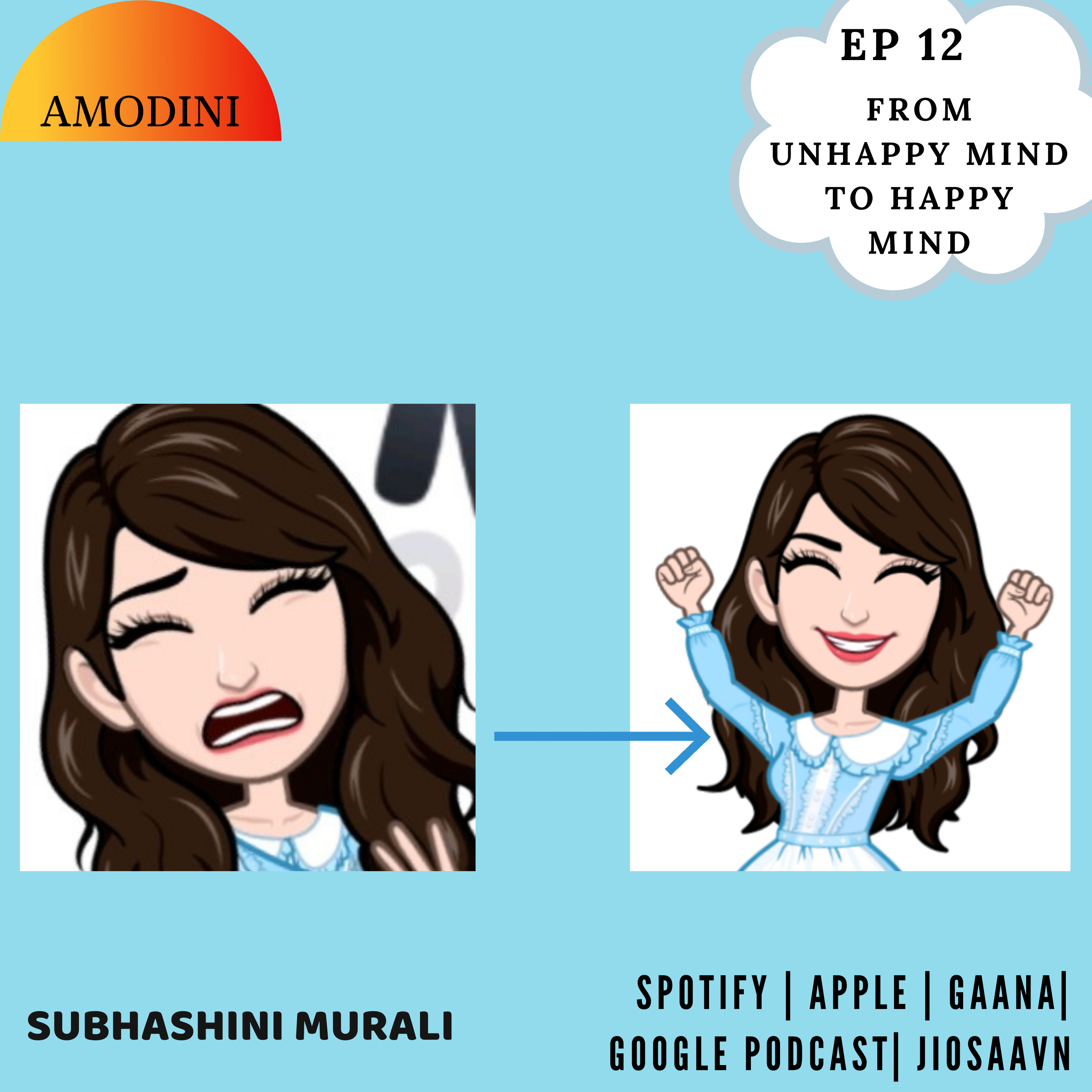 Amodini - Your way to Happiness - Motivational Podcast Eng/Hindi