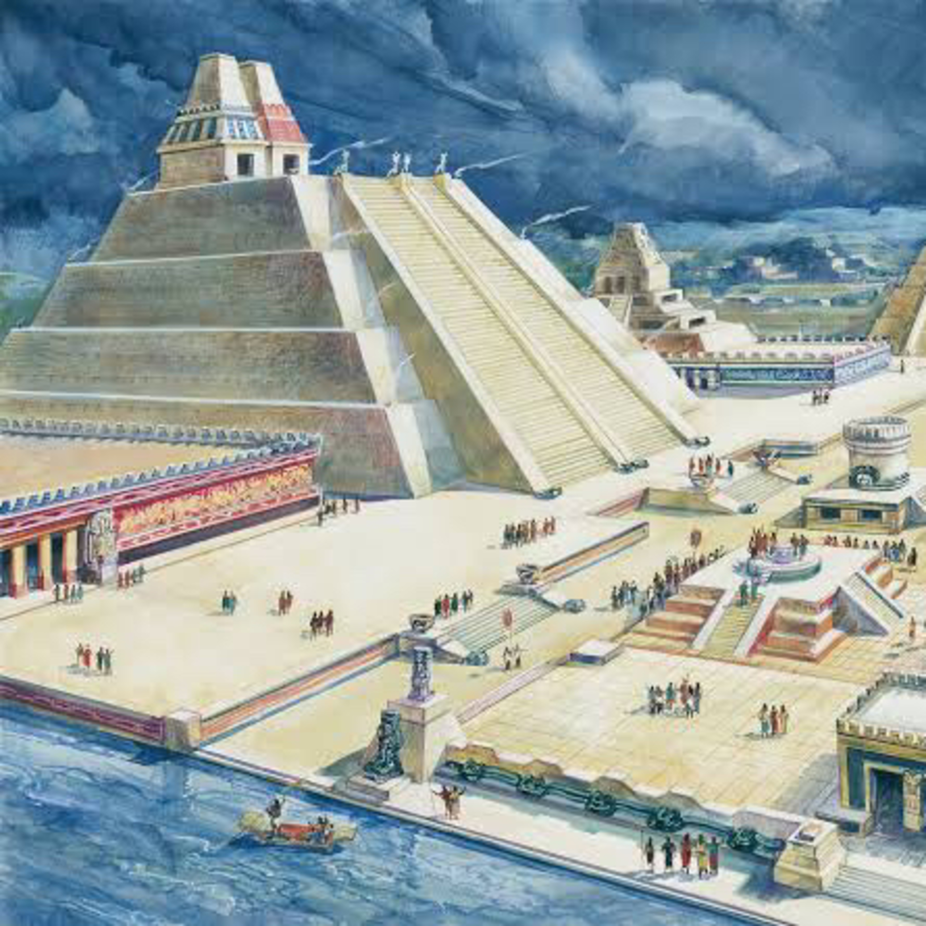 La fundación de la gran Tenochtitlán desde los tiempos.