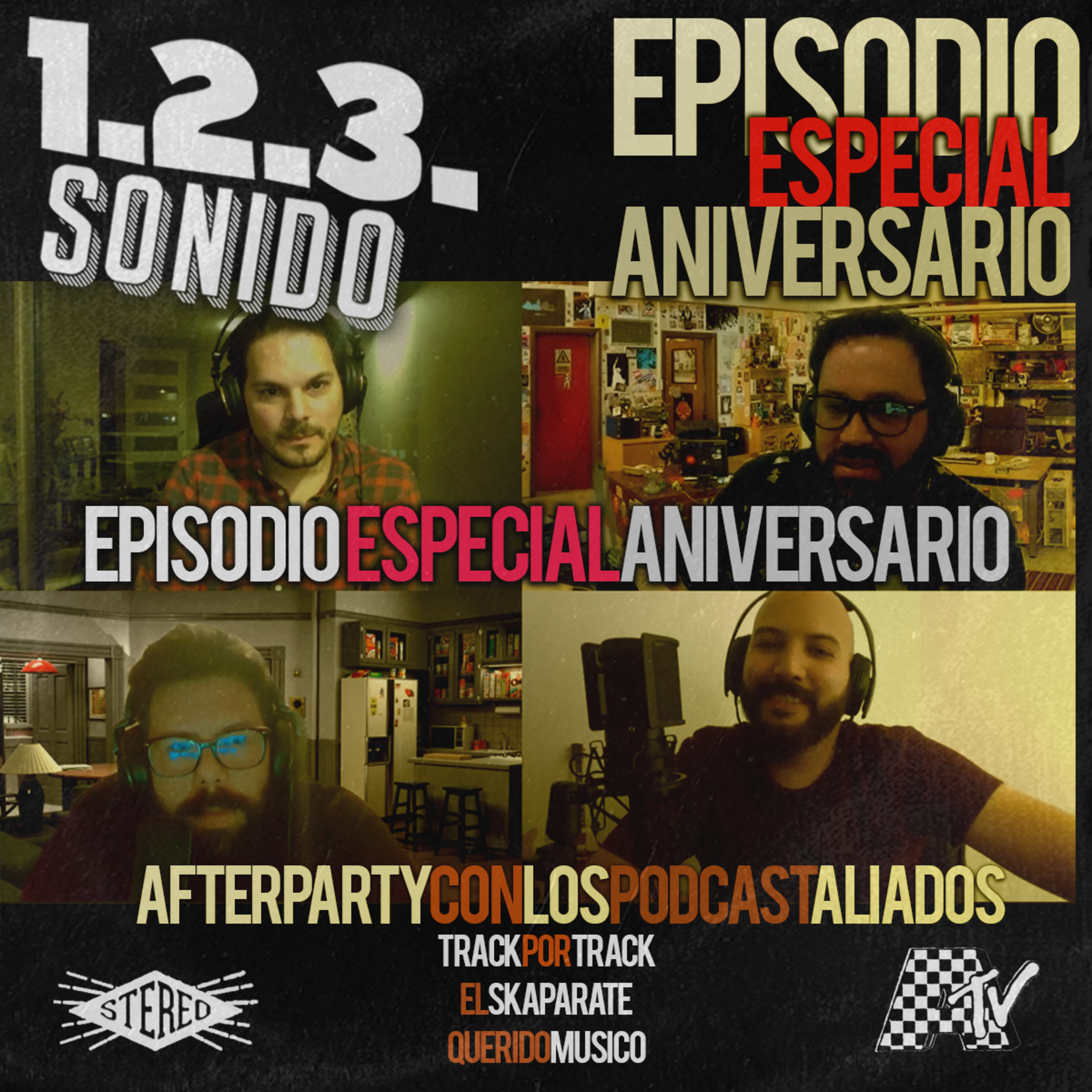 1.2.3. SONIDO // EPISODIO ESPECIAL 1er Aniversario AfterParty / TRACK POR TRACK - EL SKAPARATE - QUERIDO MÚSICO