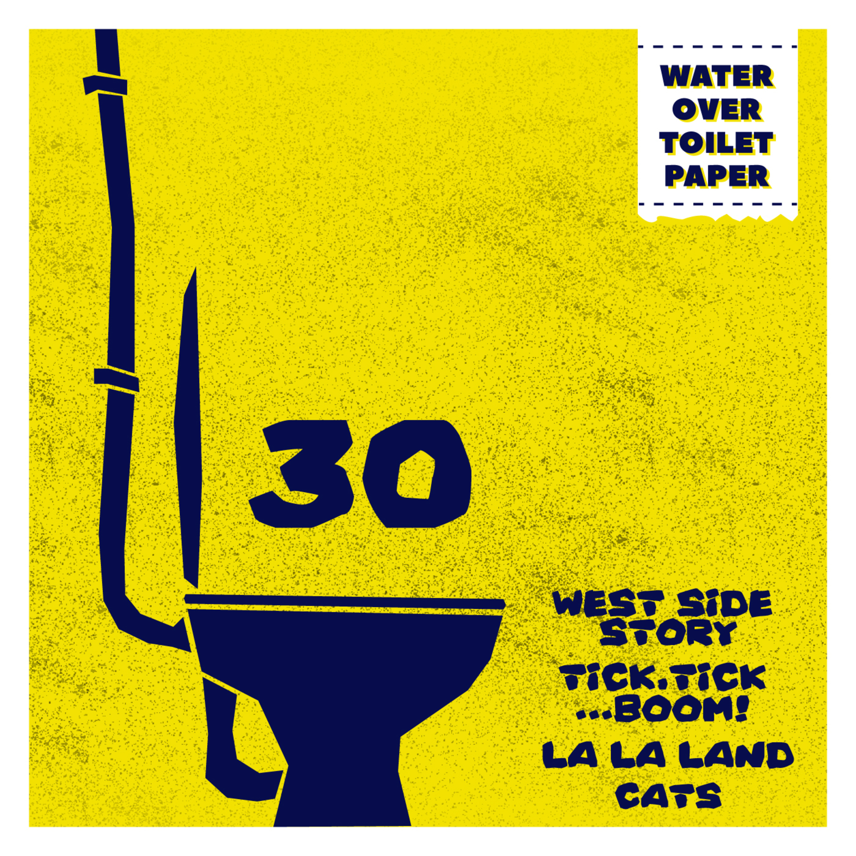 Water Over Toilet Paper