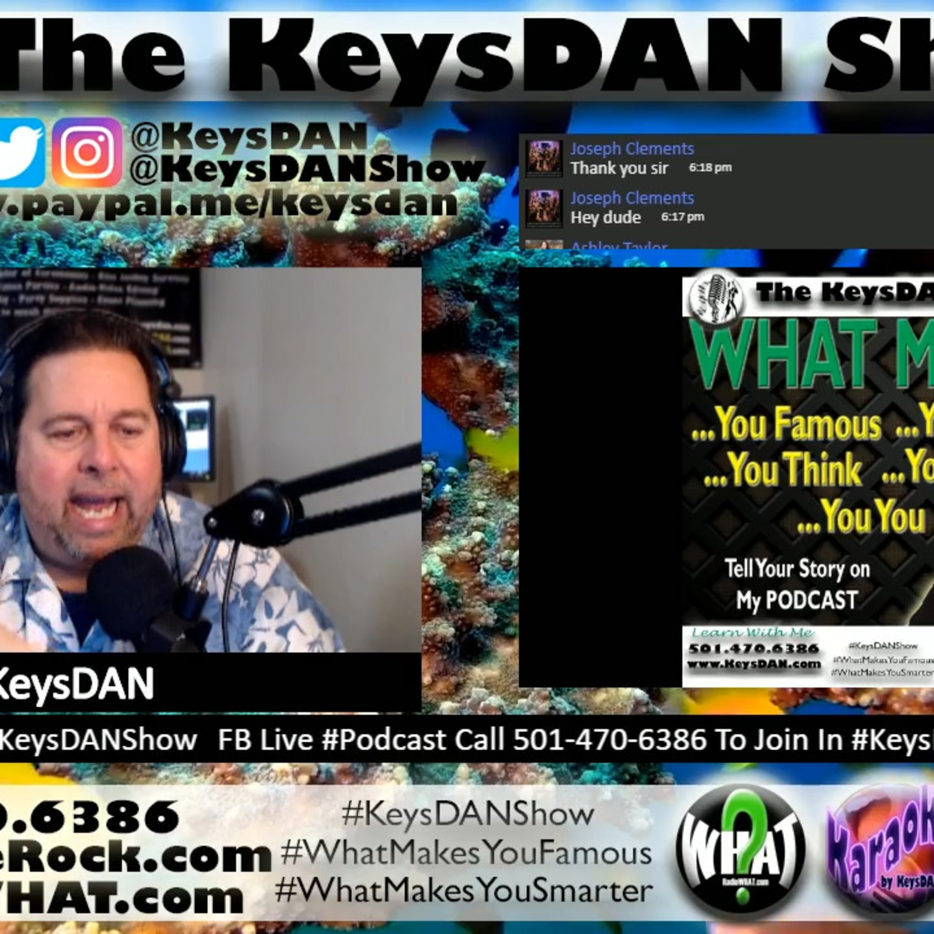 KeysDAN Show #PODCAST #KeysDANShow #WhatMakesYouFamous #WhatMakesYouSmarter @KeysDAN