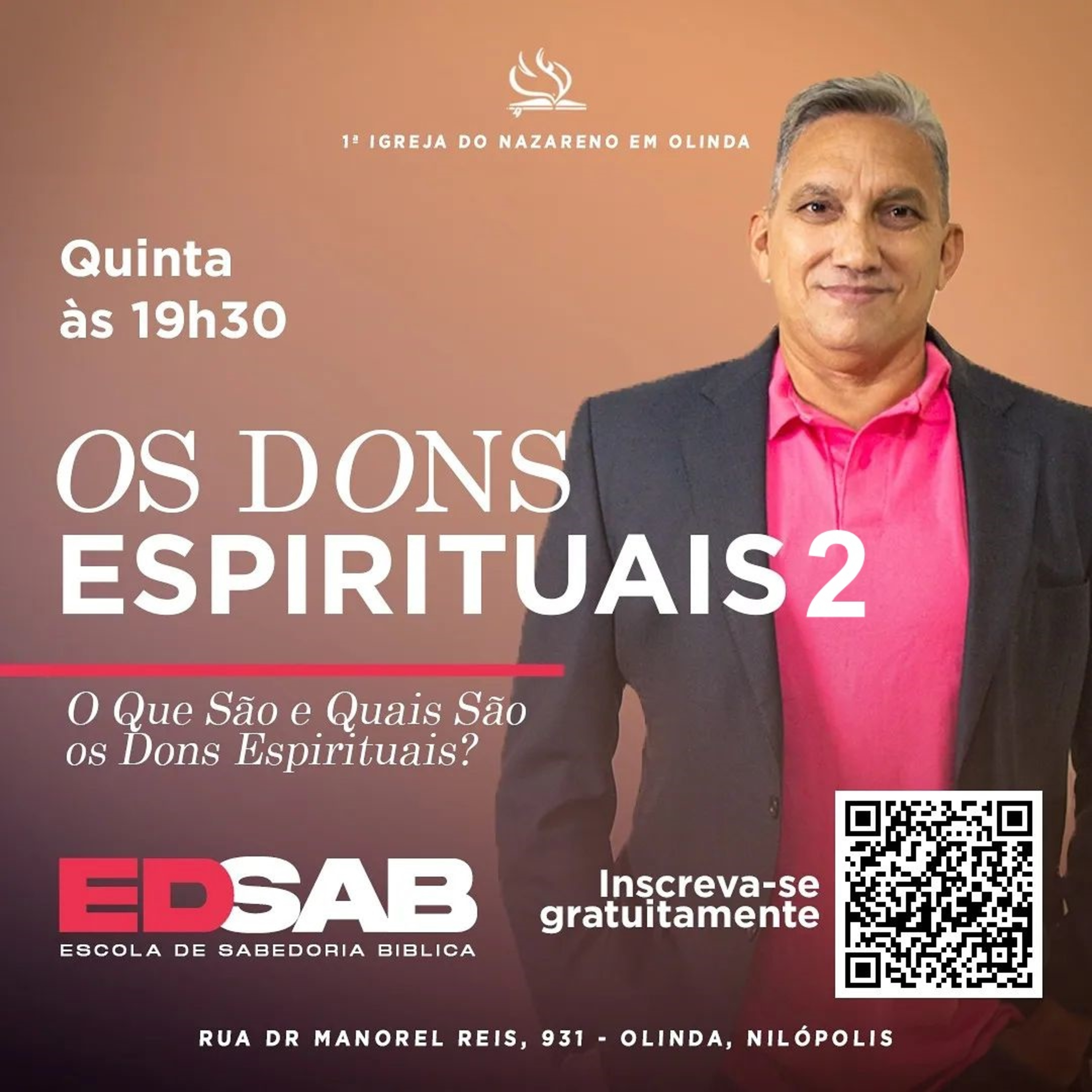 Os Dons Espirituais 2 - Série EDSA - Rev Roberto Barnabé episode artwork