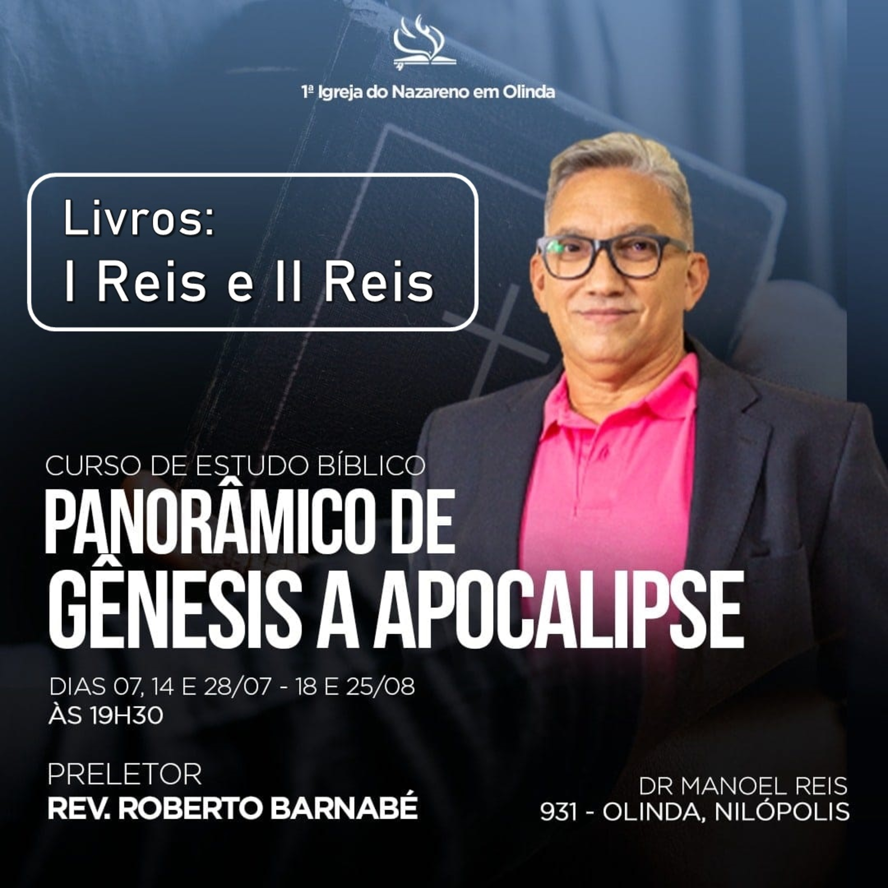 Curso Panorâmico - I Reis e II Reis - Rev Roberto Barnabé episode artwork