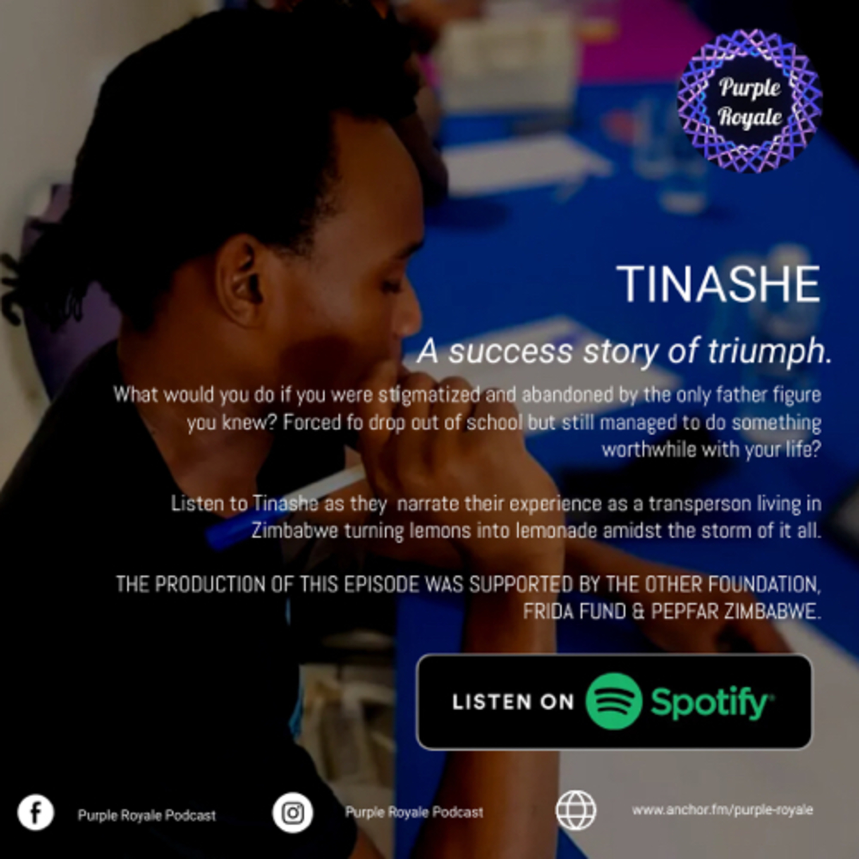 Tinashe: A success story of Triumph. episode artwork