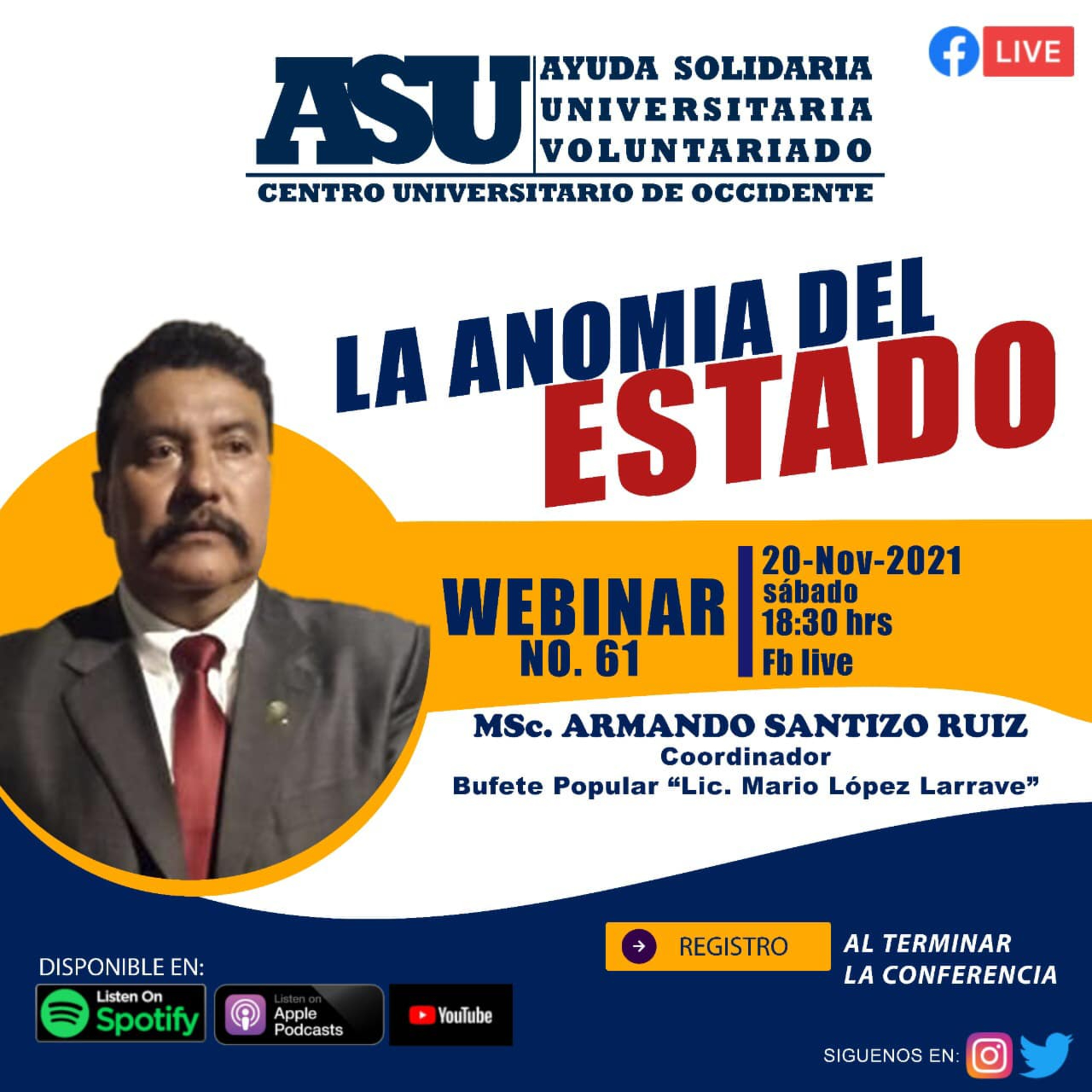 VOLUNTARIADO ASU CUNOC #CONFERENCIAS |