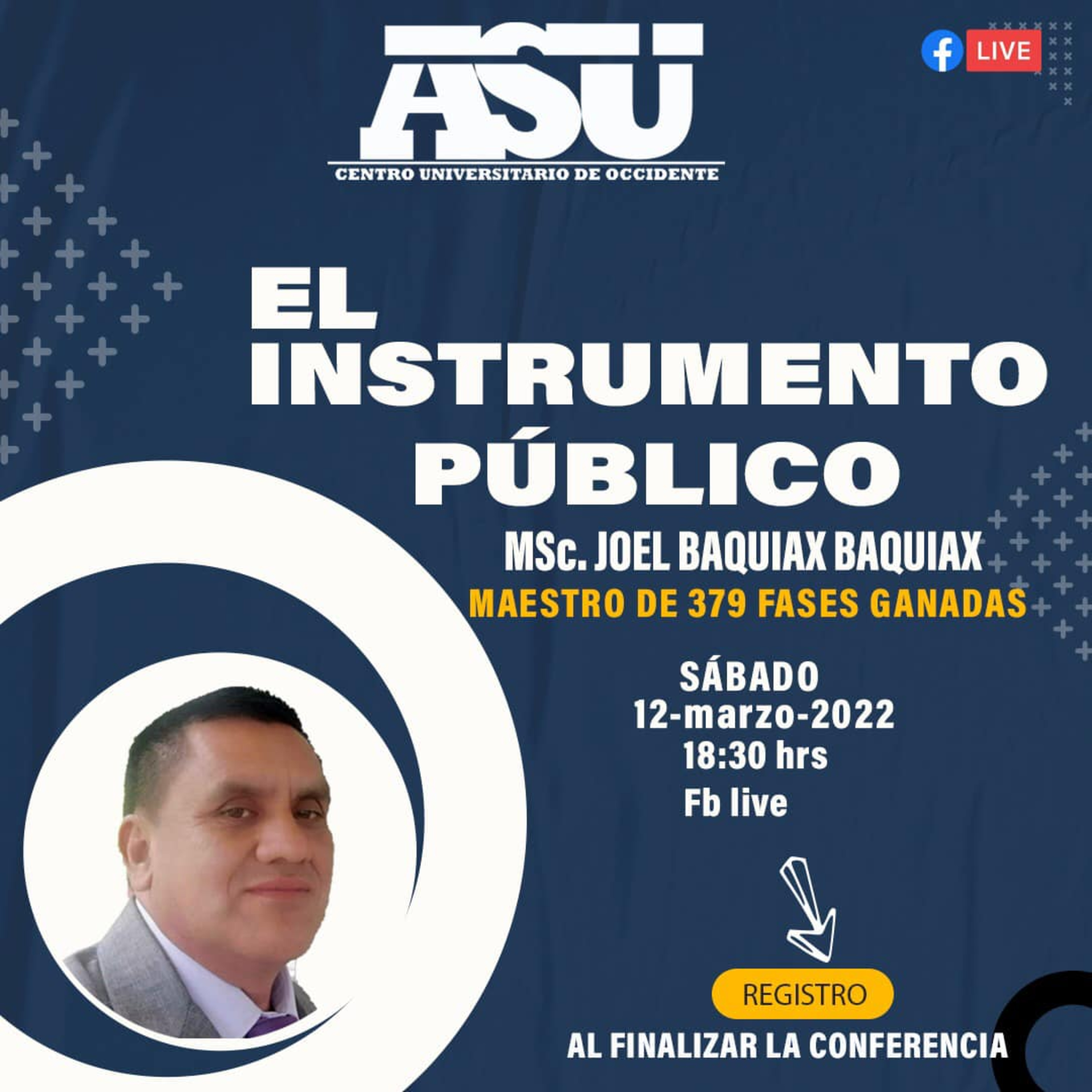 VOLUNTARIADO ASU CUNOC #CONFERENCIAS |