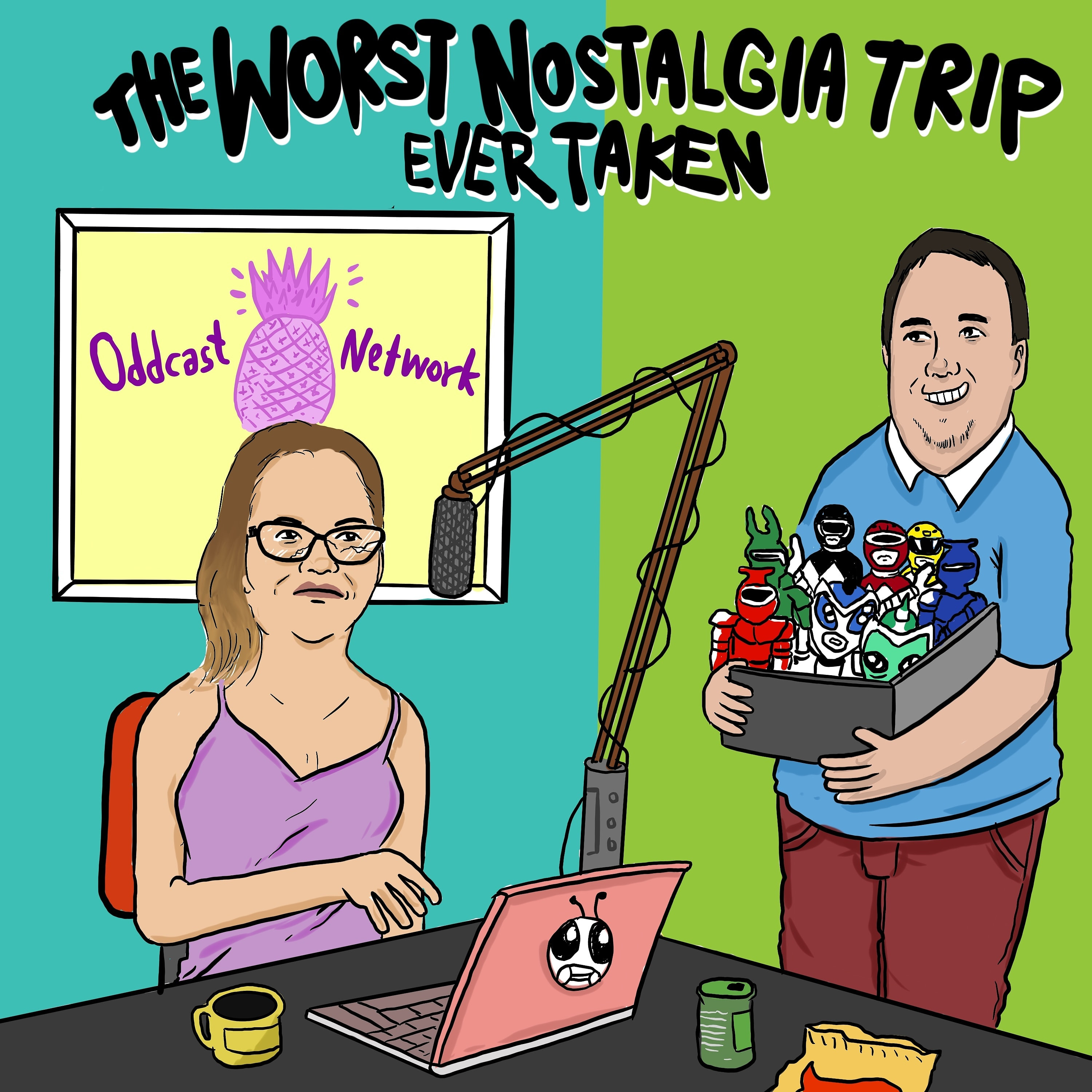 The Worst Nostalgia Trip Ever Taken- Its a crack, Behind a bush....and there are also aliens episode artwork