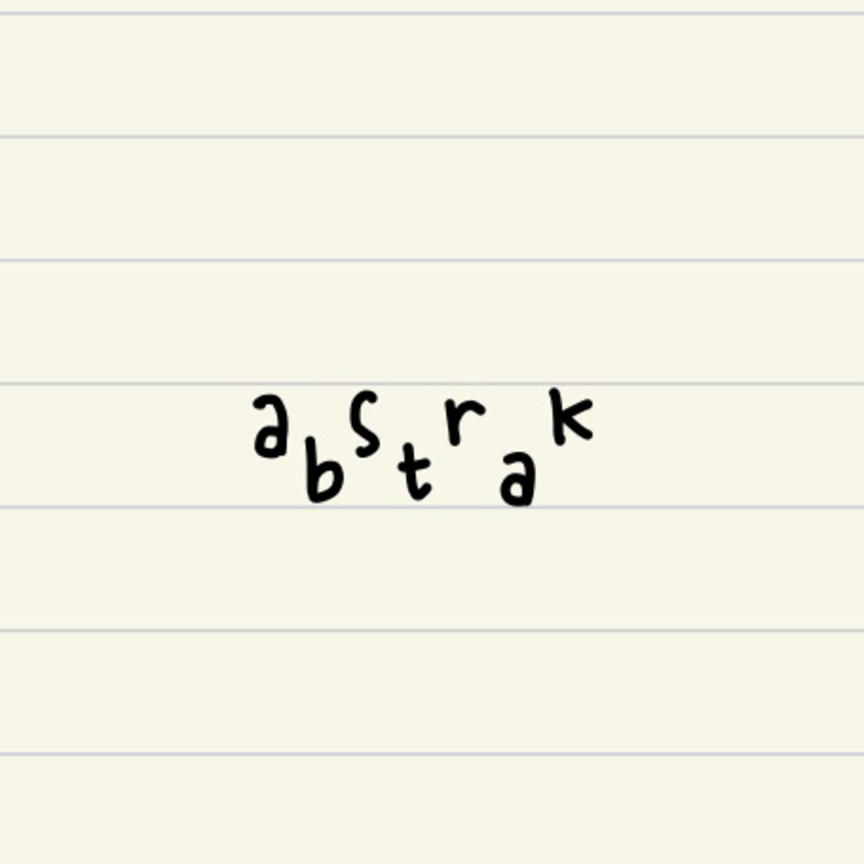Abstrak episode artwork