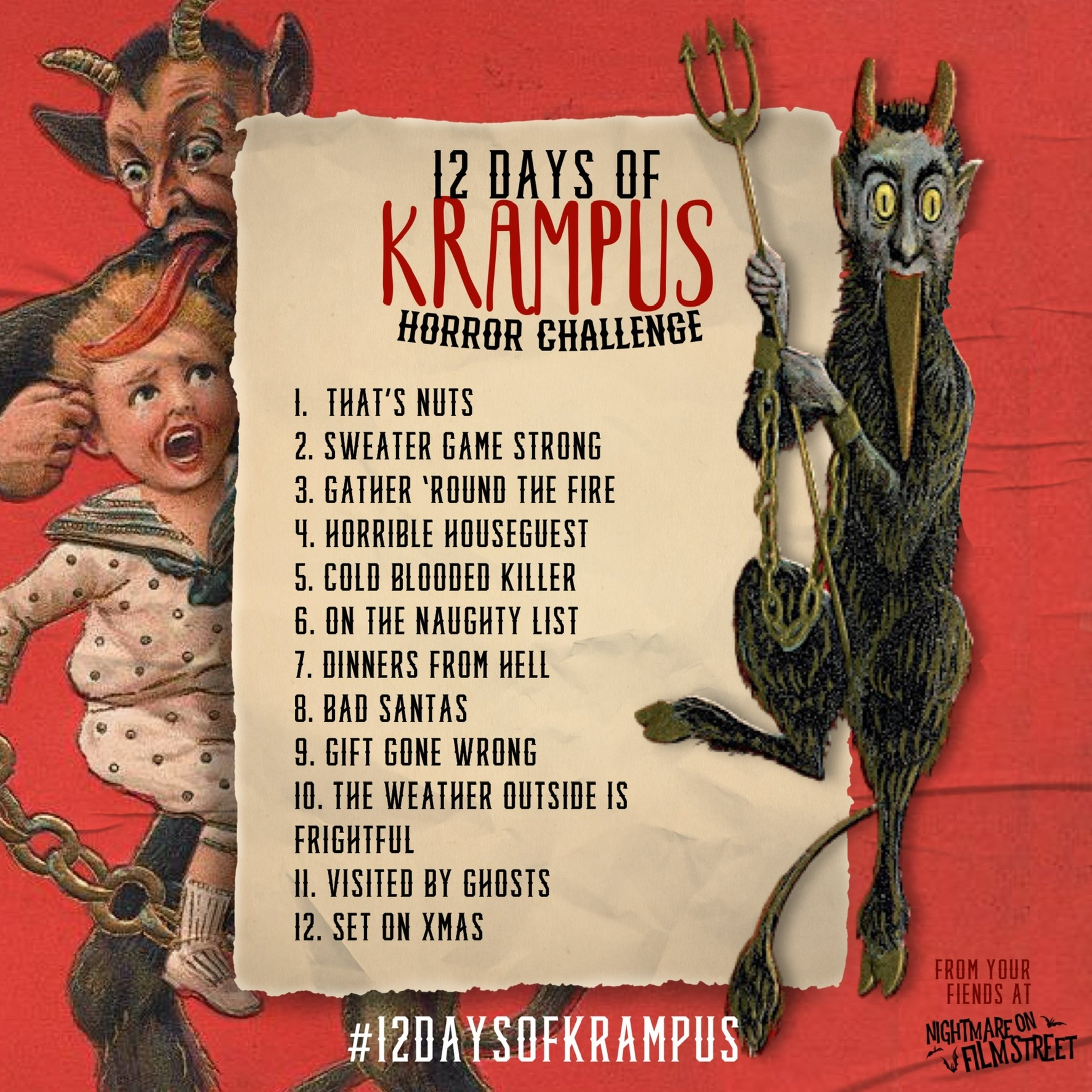 Holiday Horror Challenge 12 Days of Krampus episode artwork