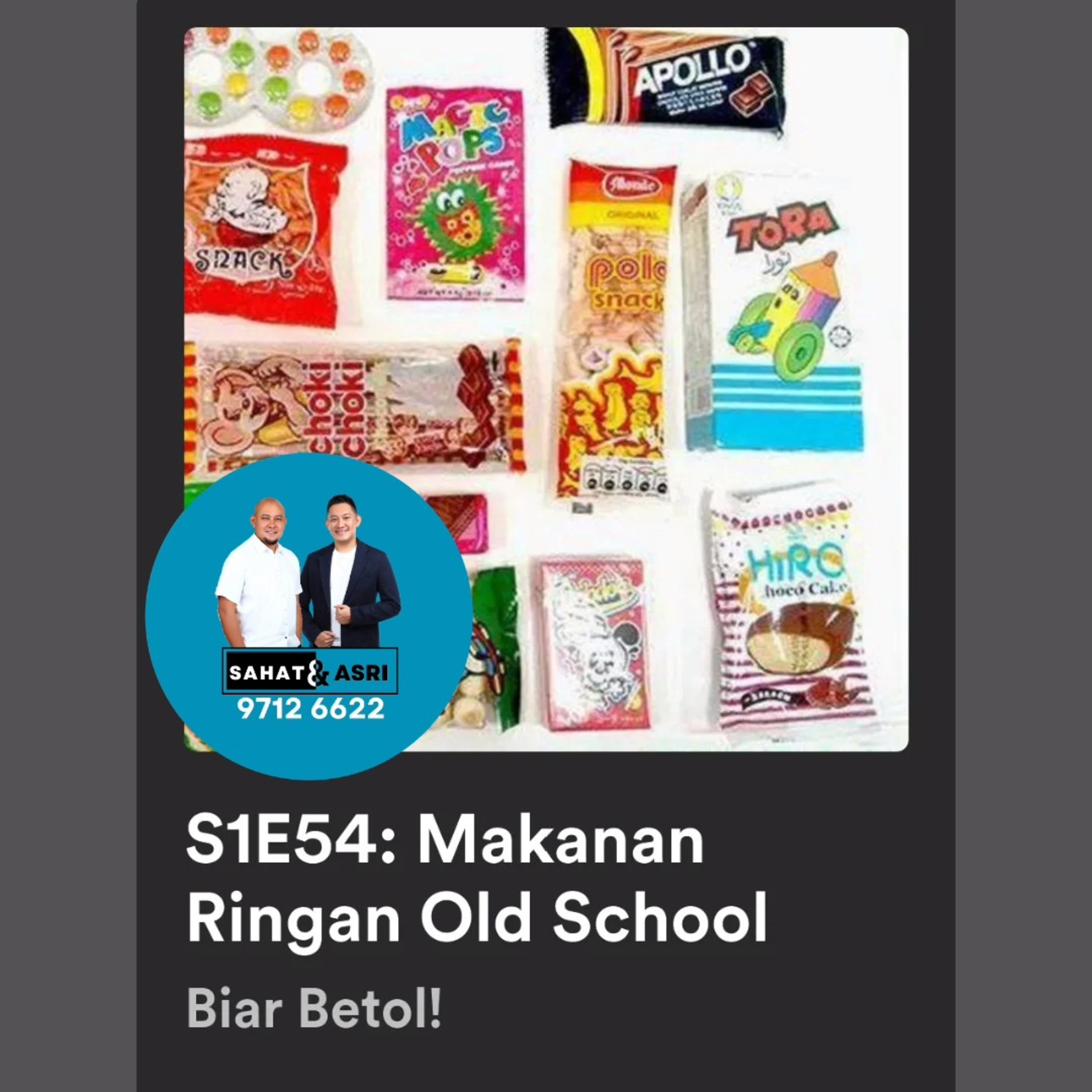 S1E54: Makanan Ringan Old School episode artwork