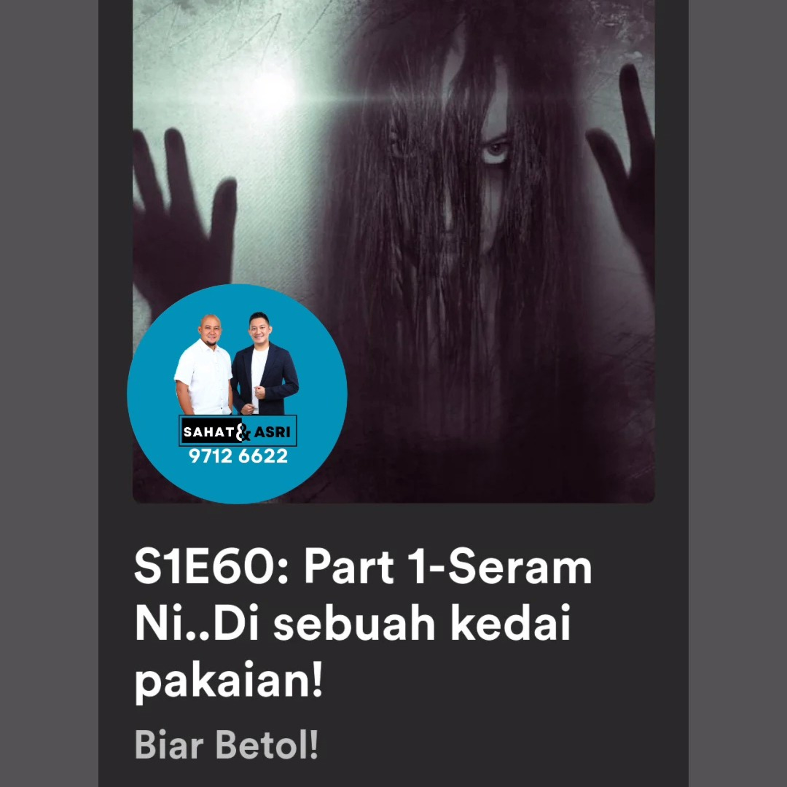 S1E60: Part 1-Seram Ni..Di sebuah kedai pakaian! episode artwork