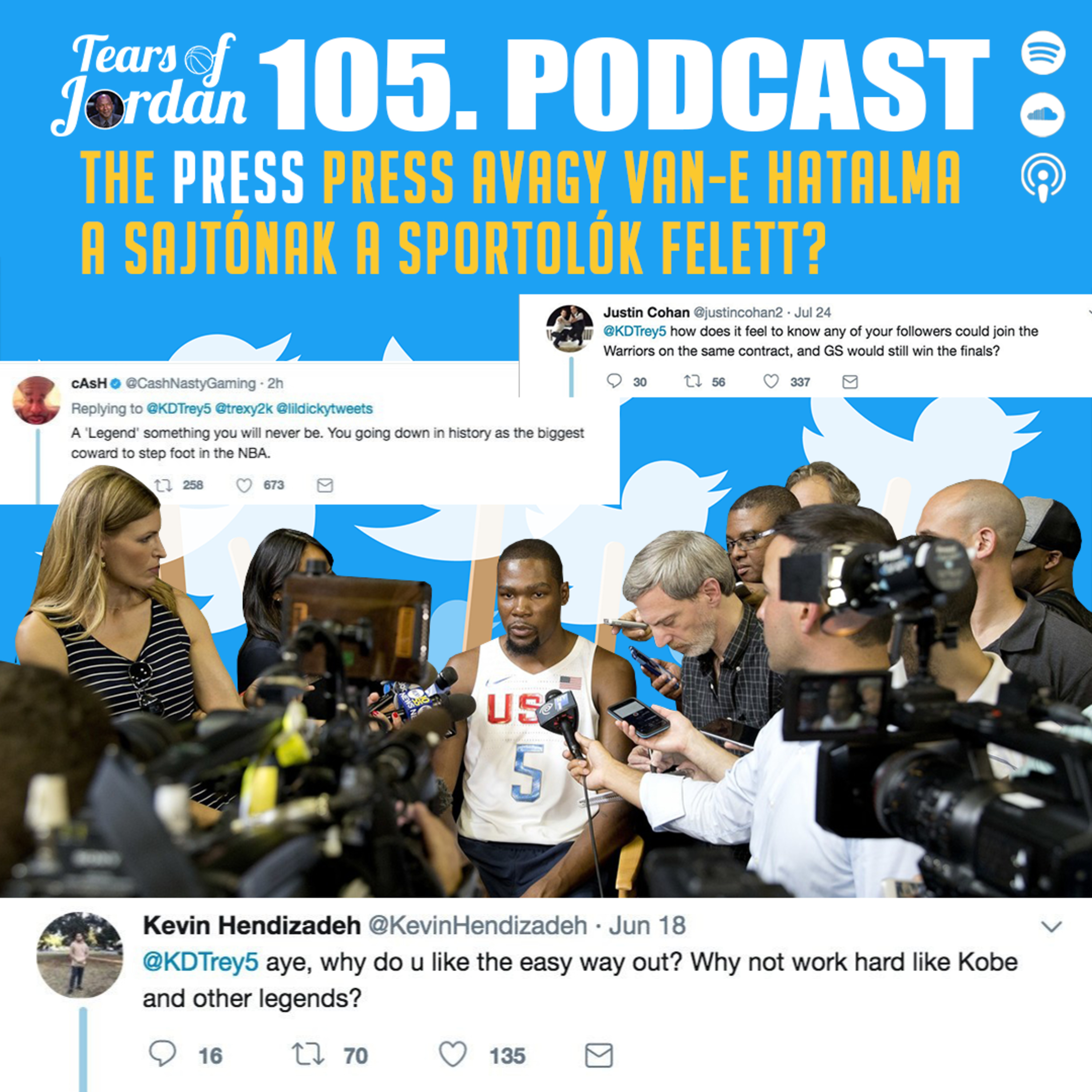 #105 Tears of Jordan – The PRESS press, avagy van-e hatalma a sajtónak az NBA felett? episode artwork