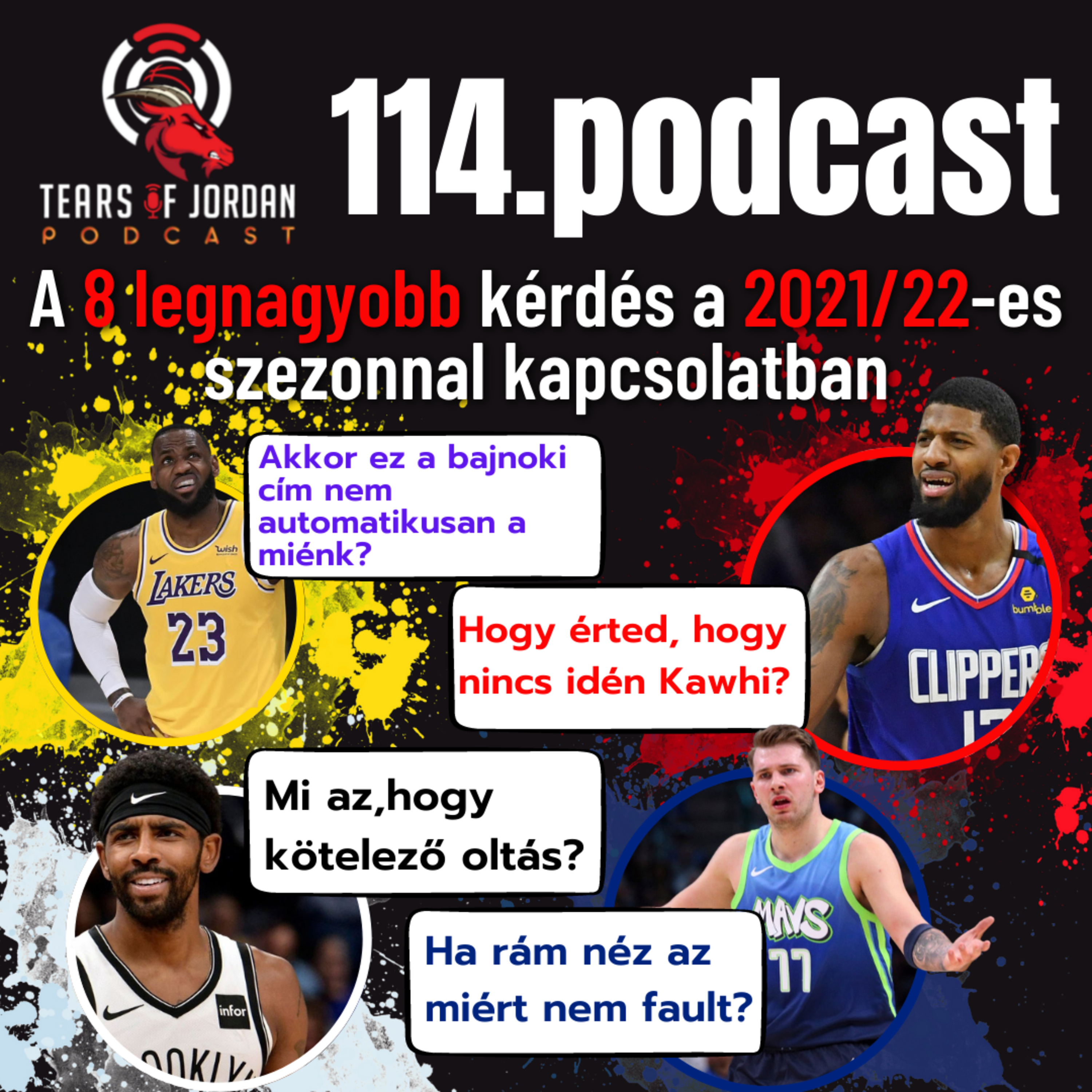 #114 Tears of Jordan – A 8 legégetőbb kérdés a 2021-22-es szezon előtt episode artwork