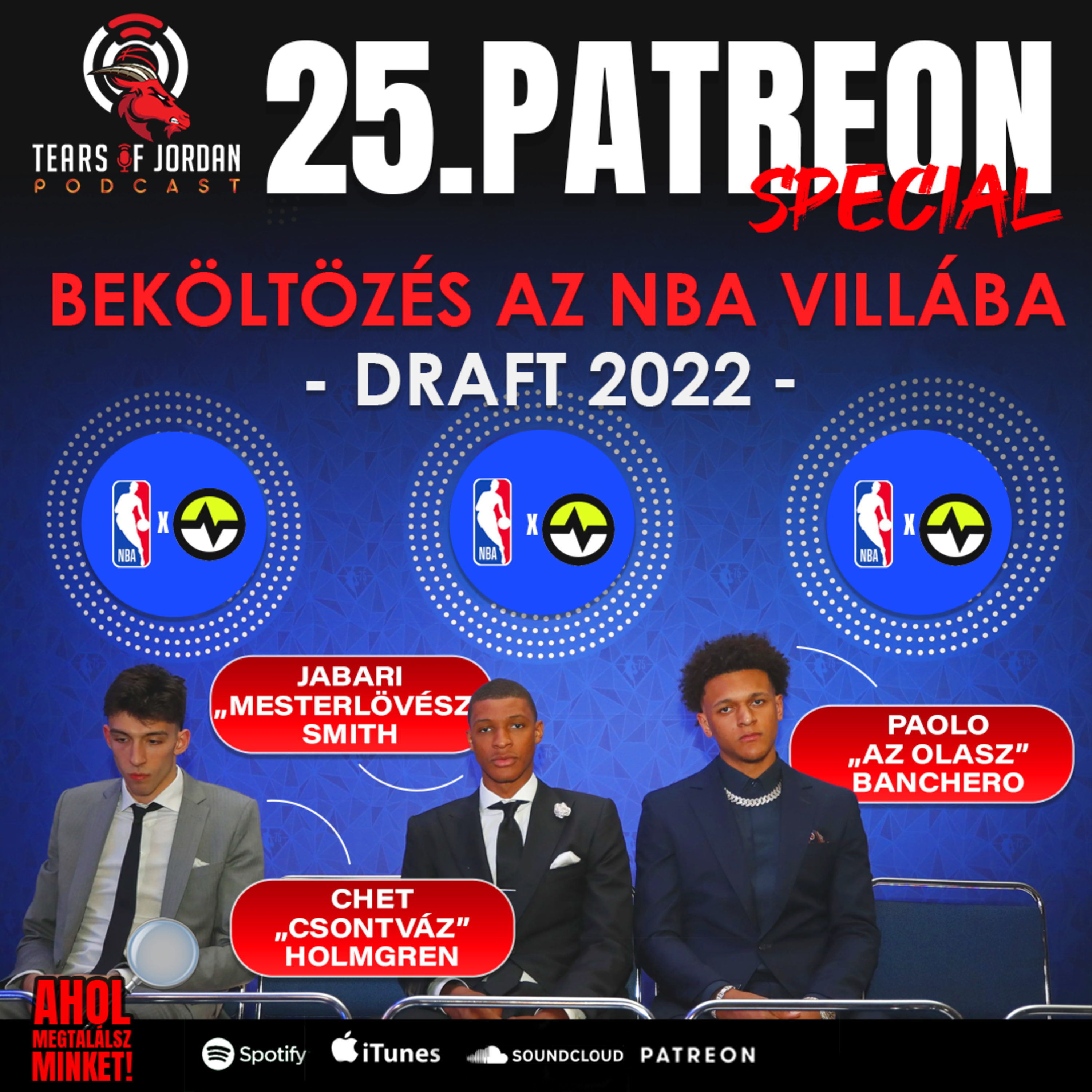 #25 Patreon Special – Tears of Jordan – Beköltözés az NBA-villába – Draft 2022/23 (Teaser) episode artwork