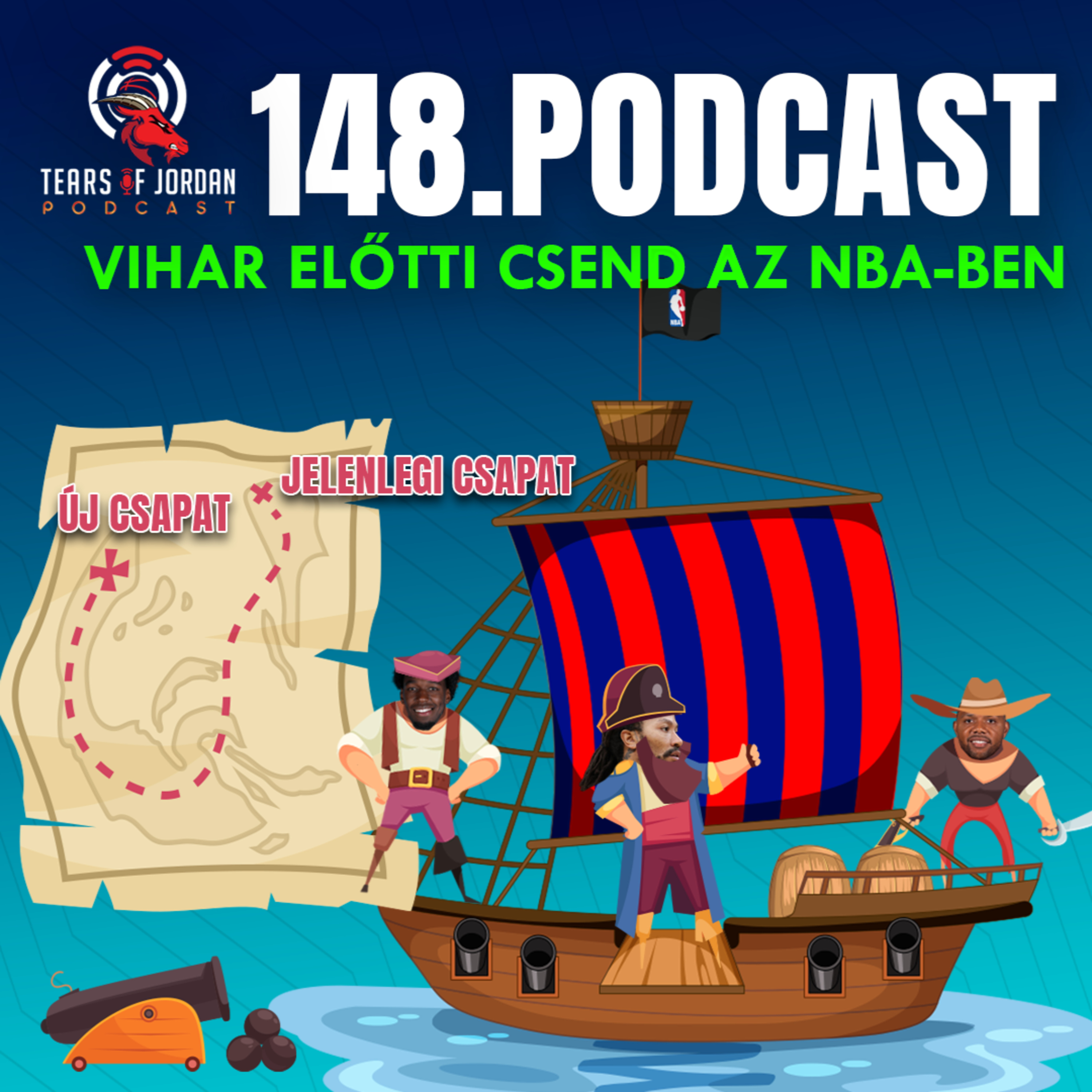#148 Tears of Jordan – Vihar előtti csend az NBA-ben! Mi történik? episode artwork