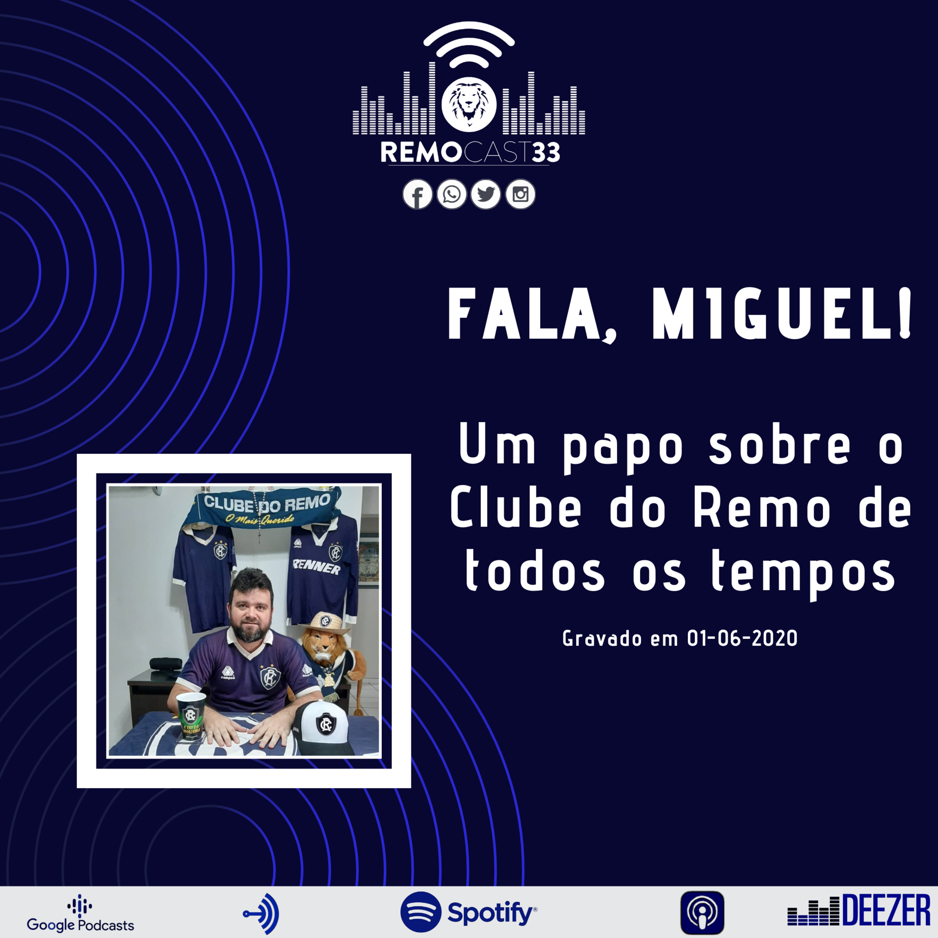 REMOCAST ENTREVISTA - MIGUEL ÂNGELO DO CLUBE DO REMO HISTÓRICO
