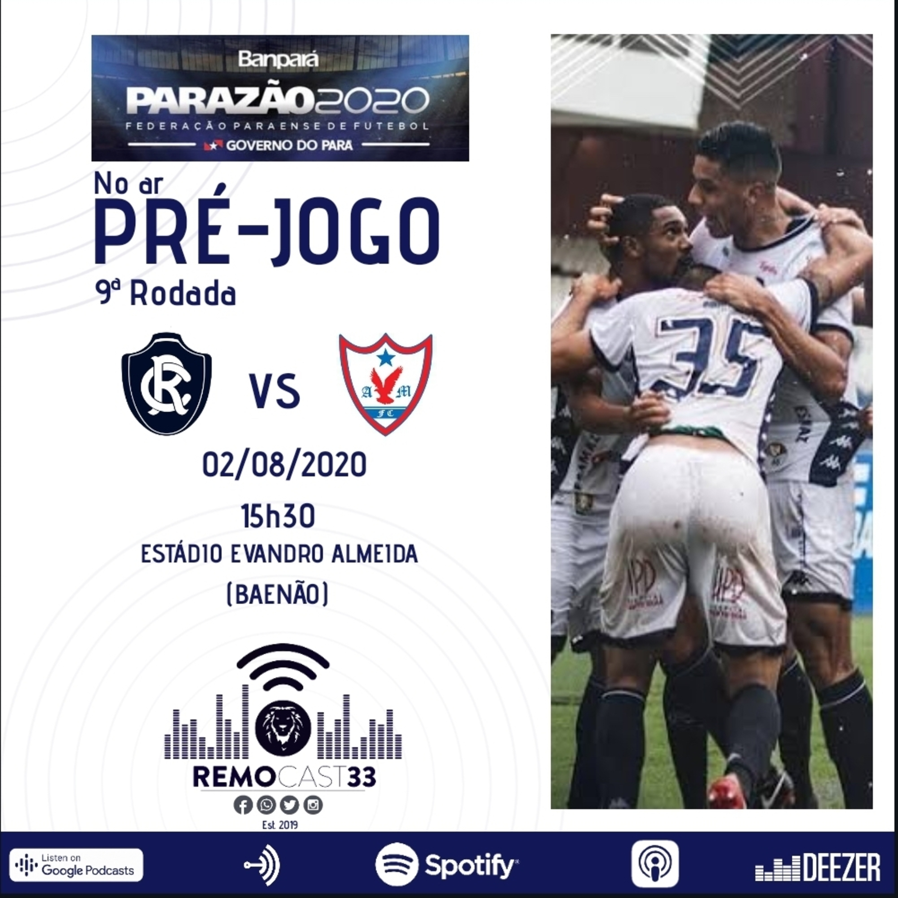 PRÉ-JOGO REMO x ÁGUIA PARAZÃO 2020 9ª RODADA