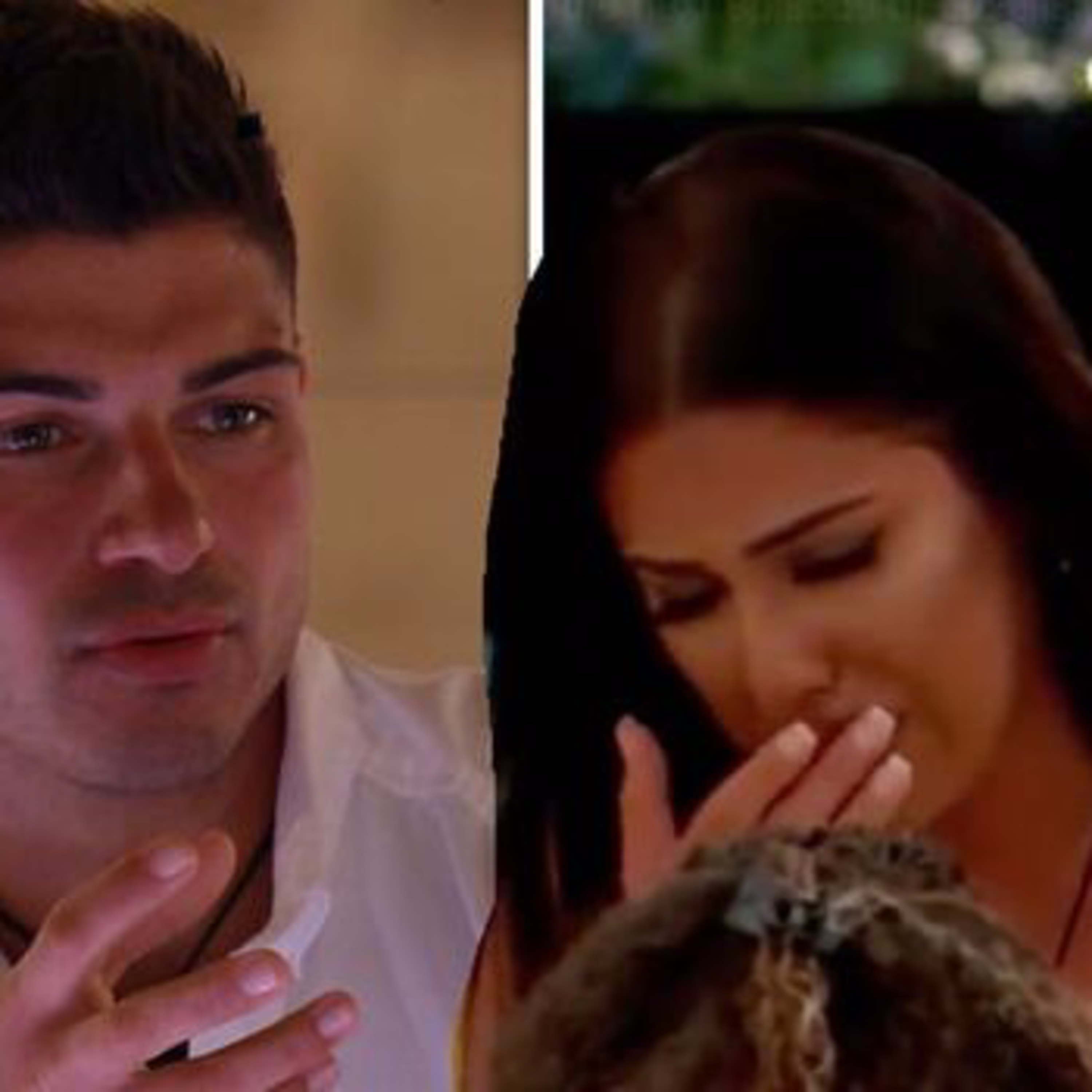 Love Island Cast UK Season 5 Re-coupling drama, Princess Amy gets a face full of cake from Lucie and Tommy's Triangle