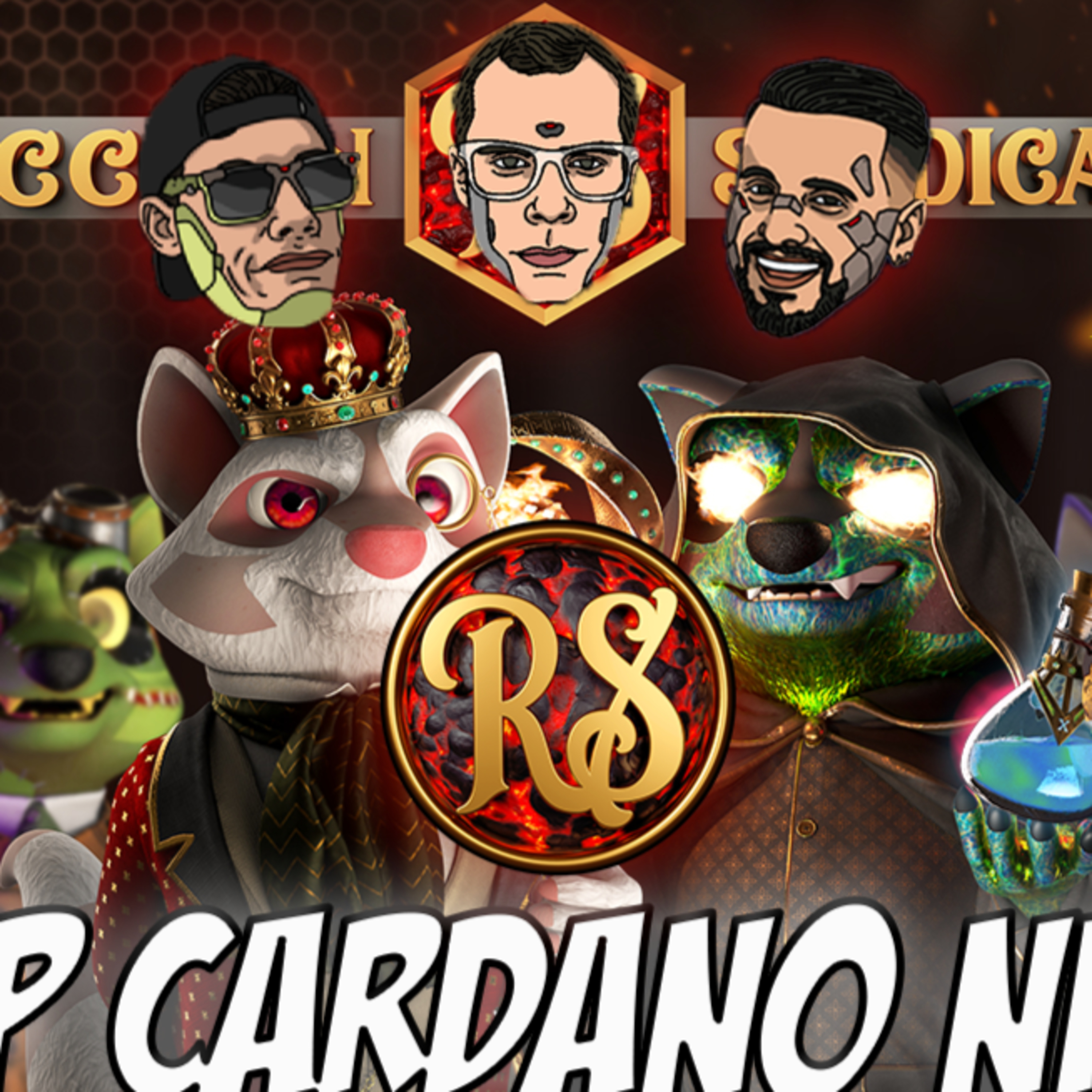 🔴 GAME LAUNCH ANNOUNCEMENT - Raccoon Syndicate Ft Timmy & Kiama l BACC - Cardano NFTs l F35 Live #47 episode artwork