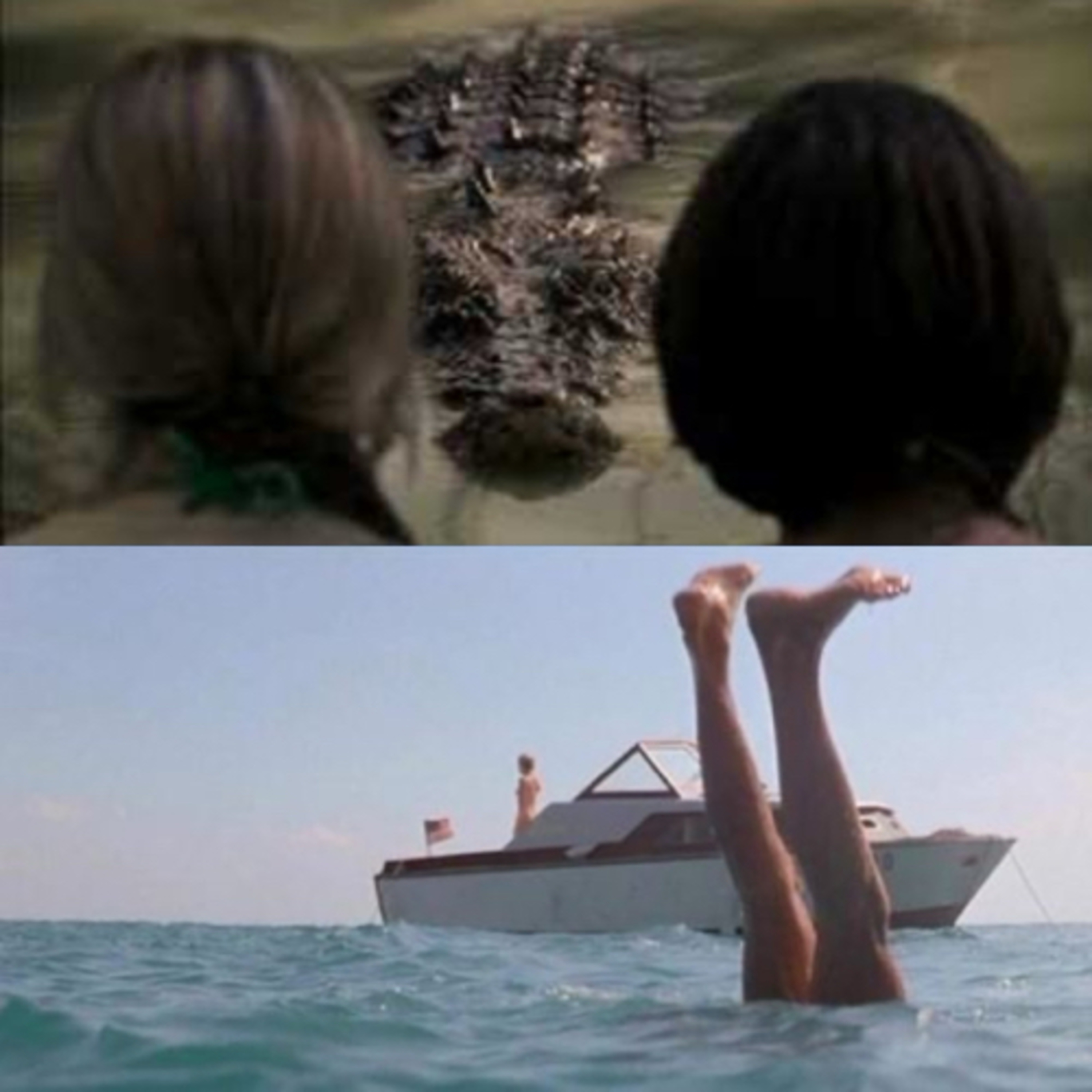 Aquatic Creatures That Will Kill You Series: Black Water (2007) & Tentacles (1977) double feature  episode artwork