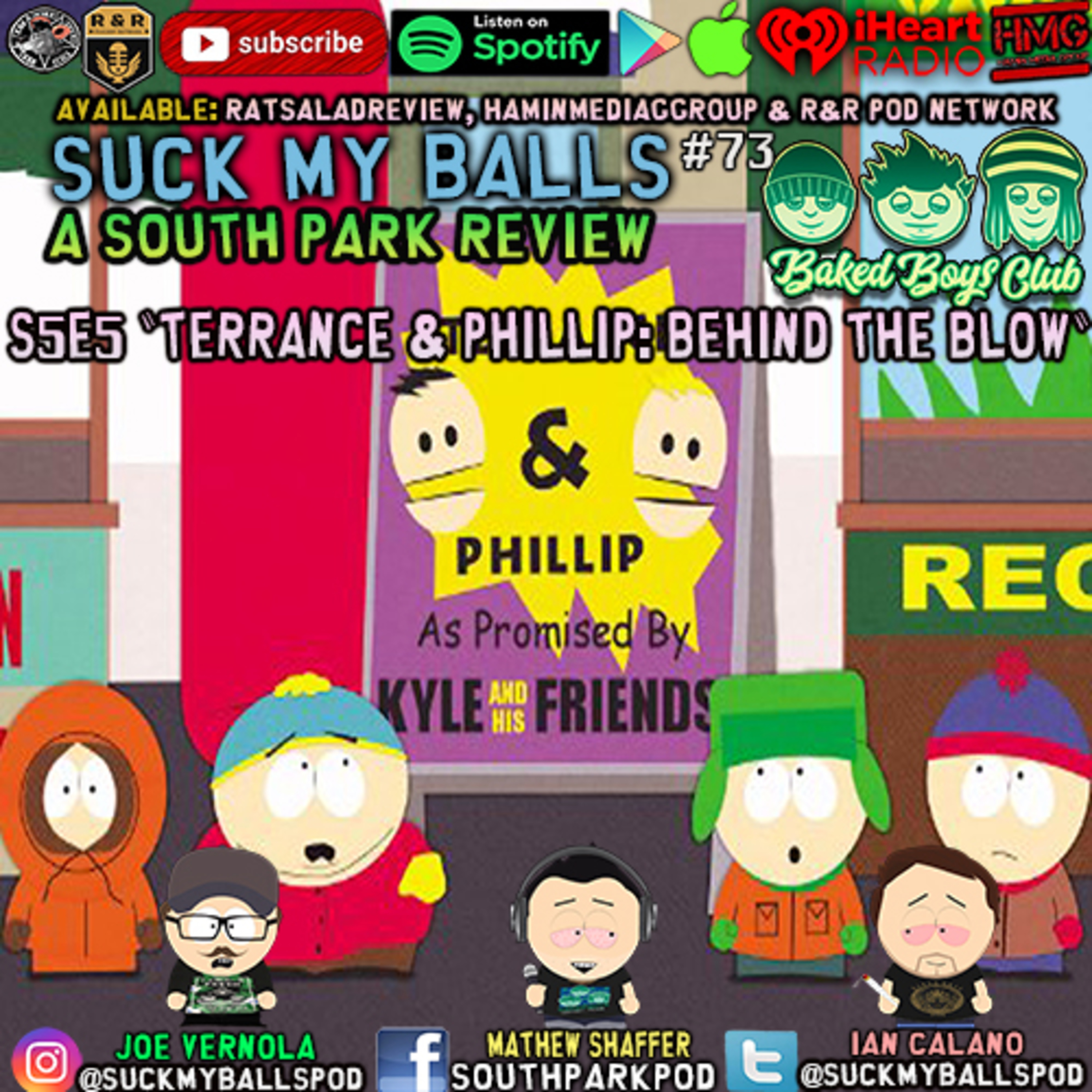 Suck My Balls #73 - S5E5 Terrance and Phillip: Behind the Blow - "You Love The Earth" episode artwork