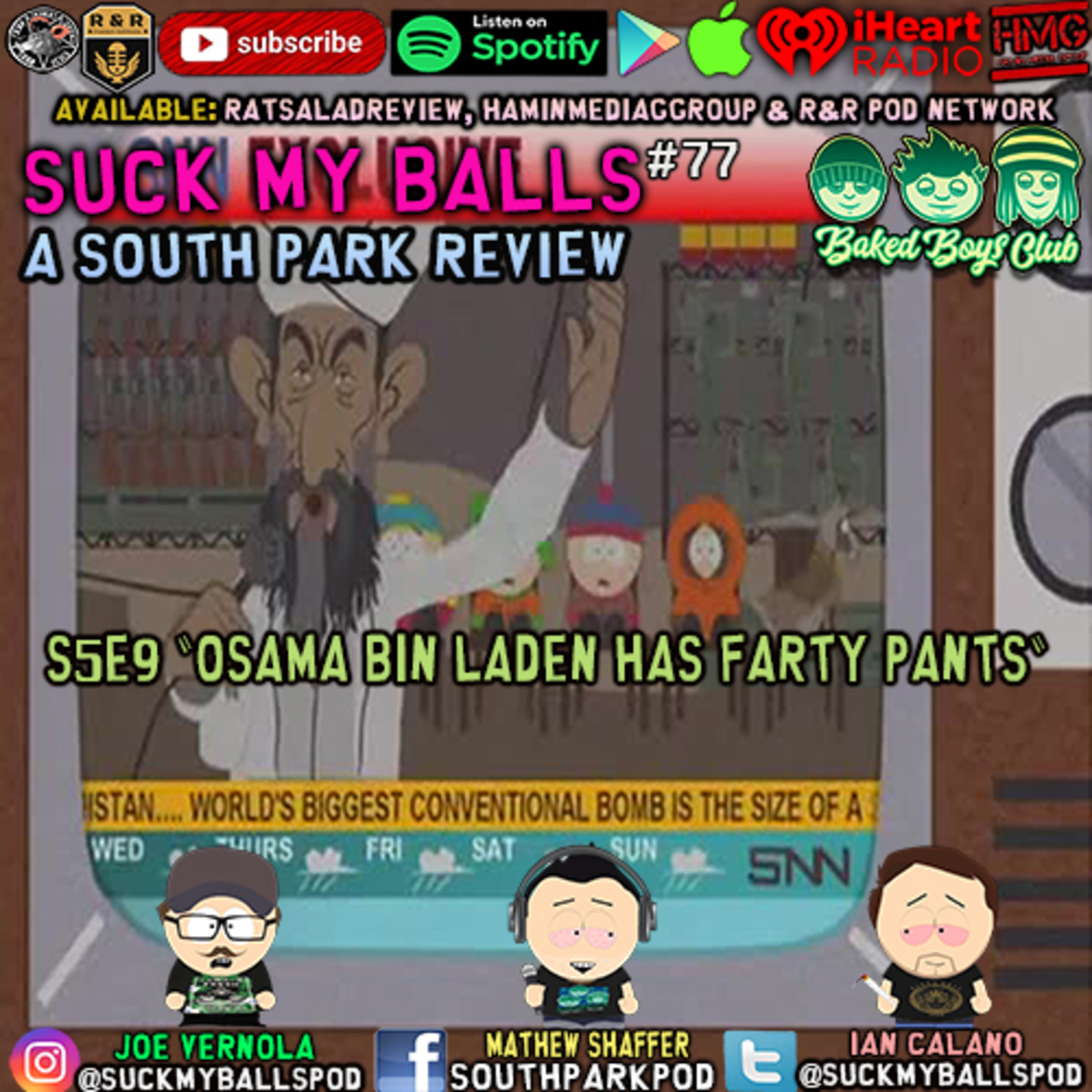Suck My Balls #77 - S5E9 Osama Bin Laden Has Farty Pants -"They're Sand People" episode artwork