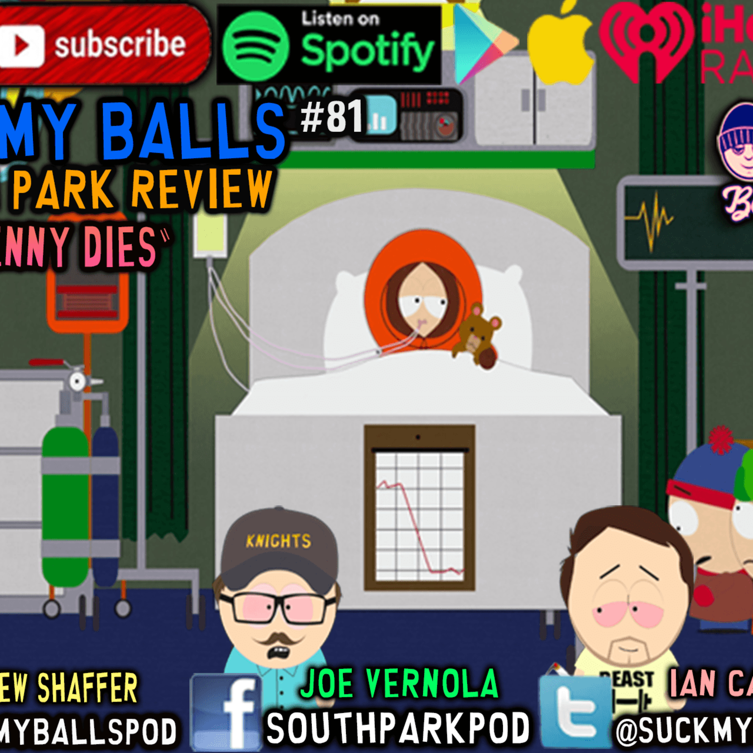 Suck My Balls #81 - S5E13 Kenny Dies - "It Was The Heat Of The Moment" episode artwork