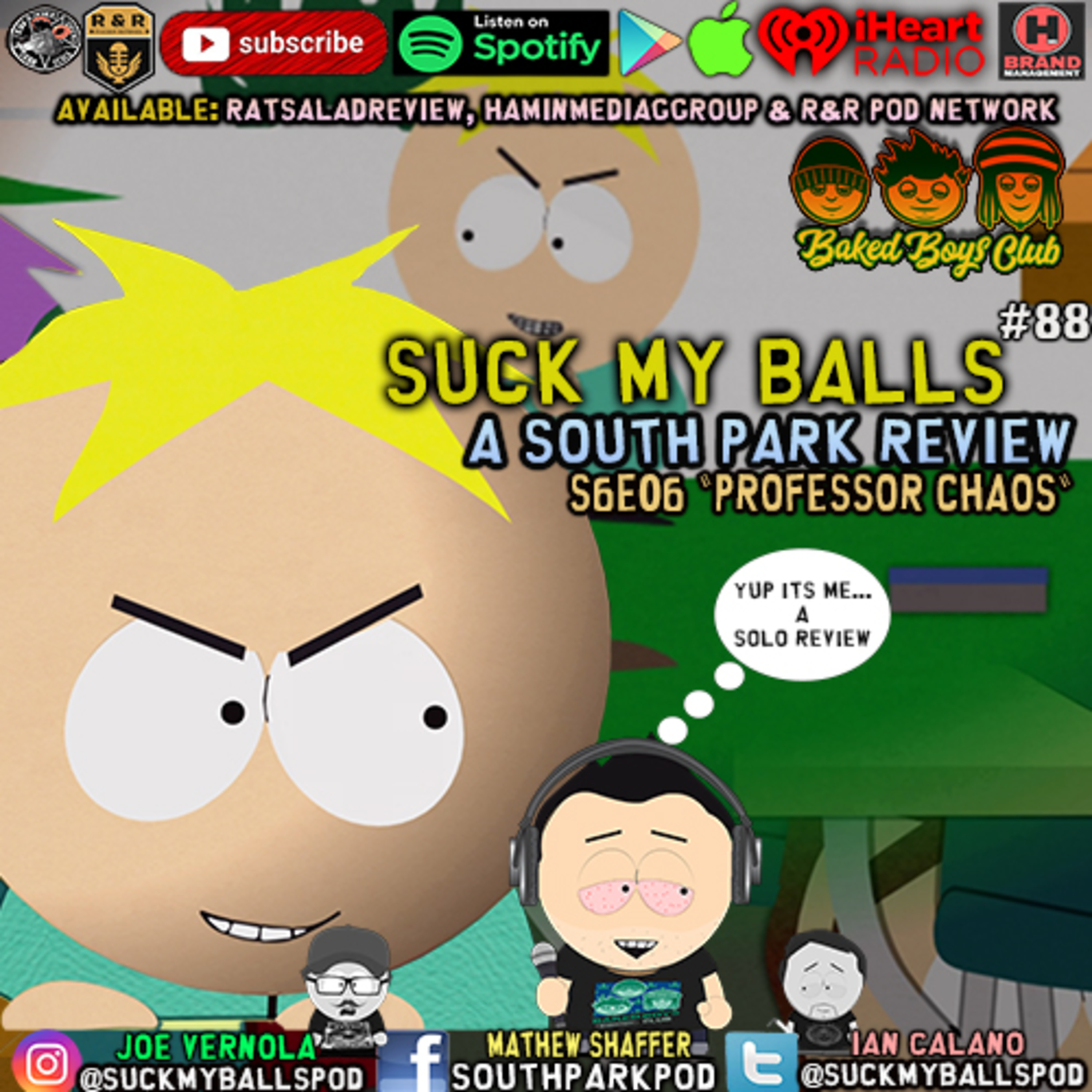 Suck My Balls #88 - S6E6 Professor Chaos- “Get the Fudge Out!” episode artwork