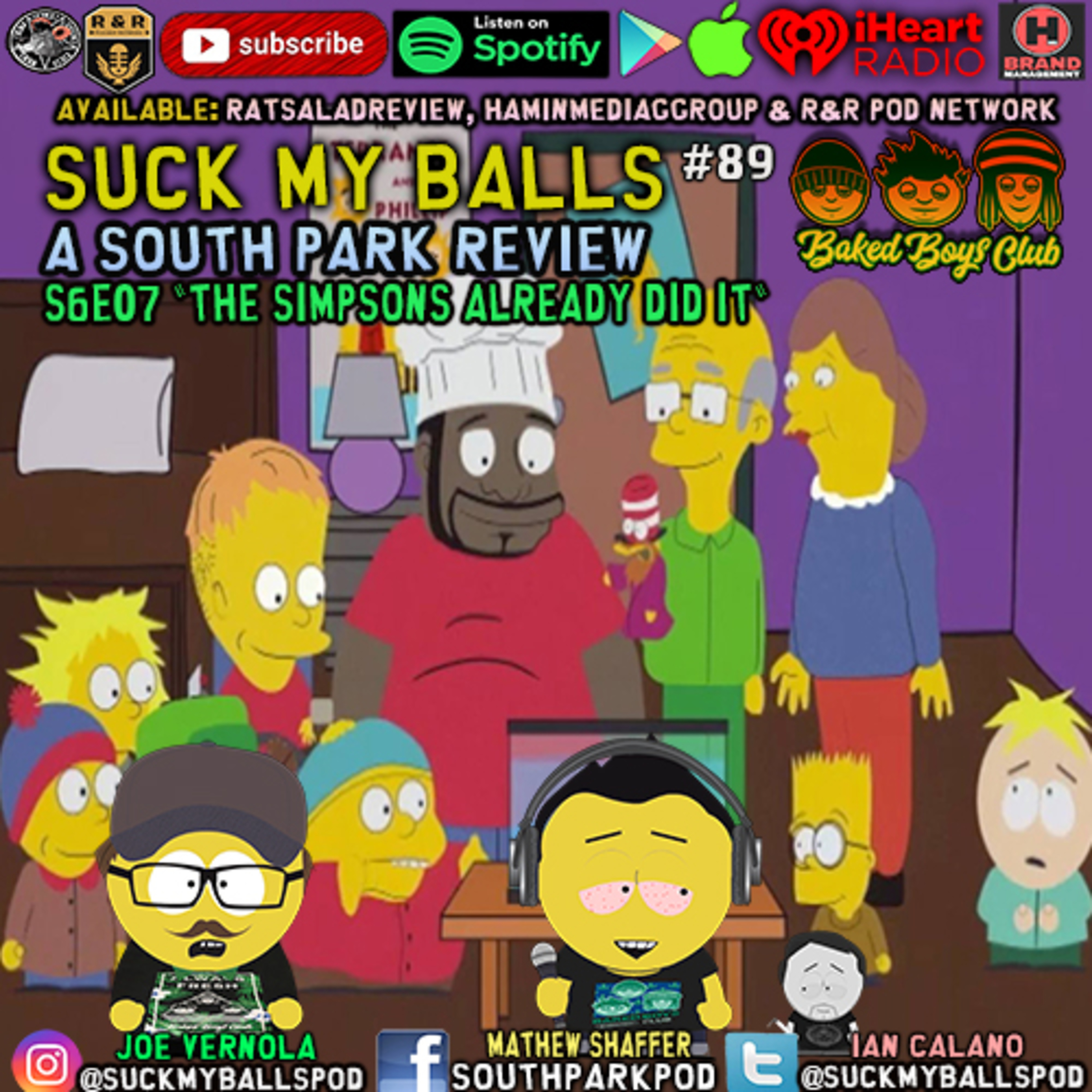 Suck My Balls #89 - S6E7 The Simpsons Already Did It - “SeaPeople And Me” episode artwork