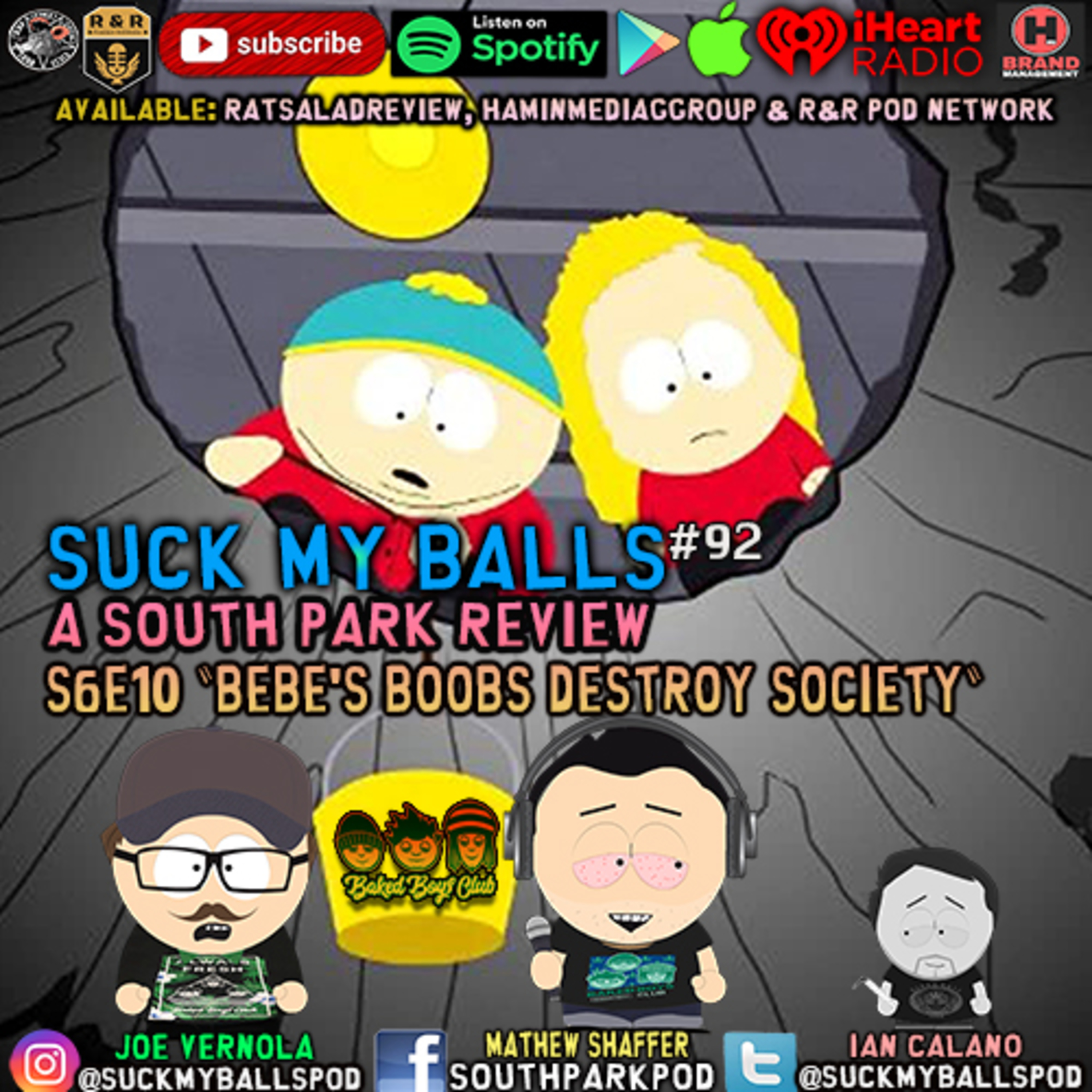 Suck My Balls #92 - S6E10 Bebe’s Boobs Destroy Society - “ATA!!” episode artwork