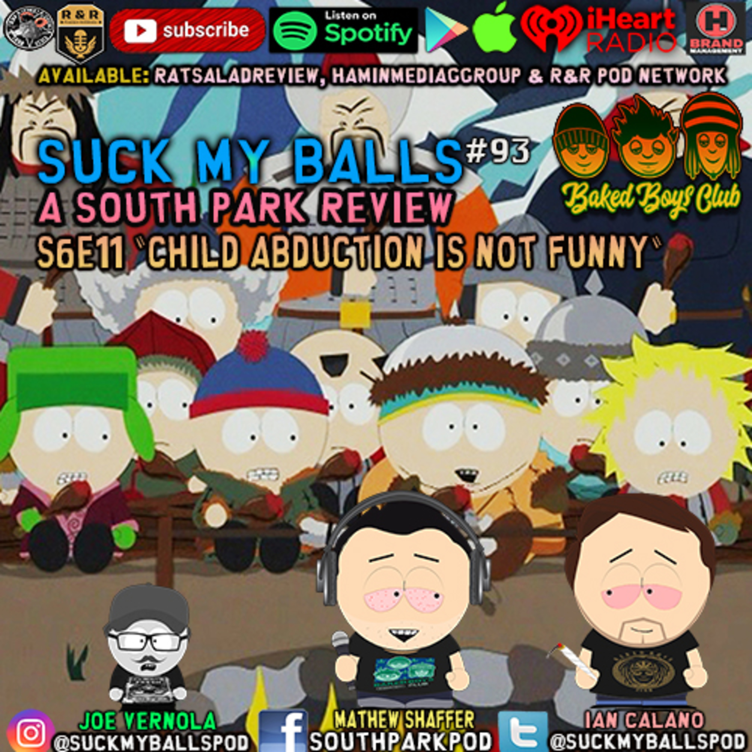 Suck My Balls #93 - S6E11 Child Abduction Is Not Funny “Thats A Pretty Good Trick” episode artwork