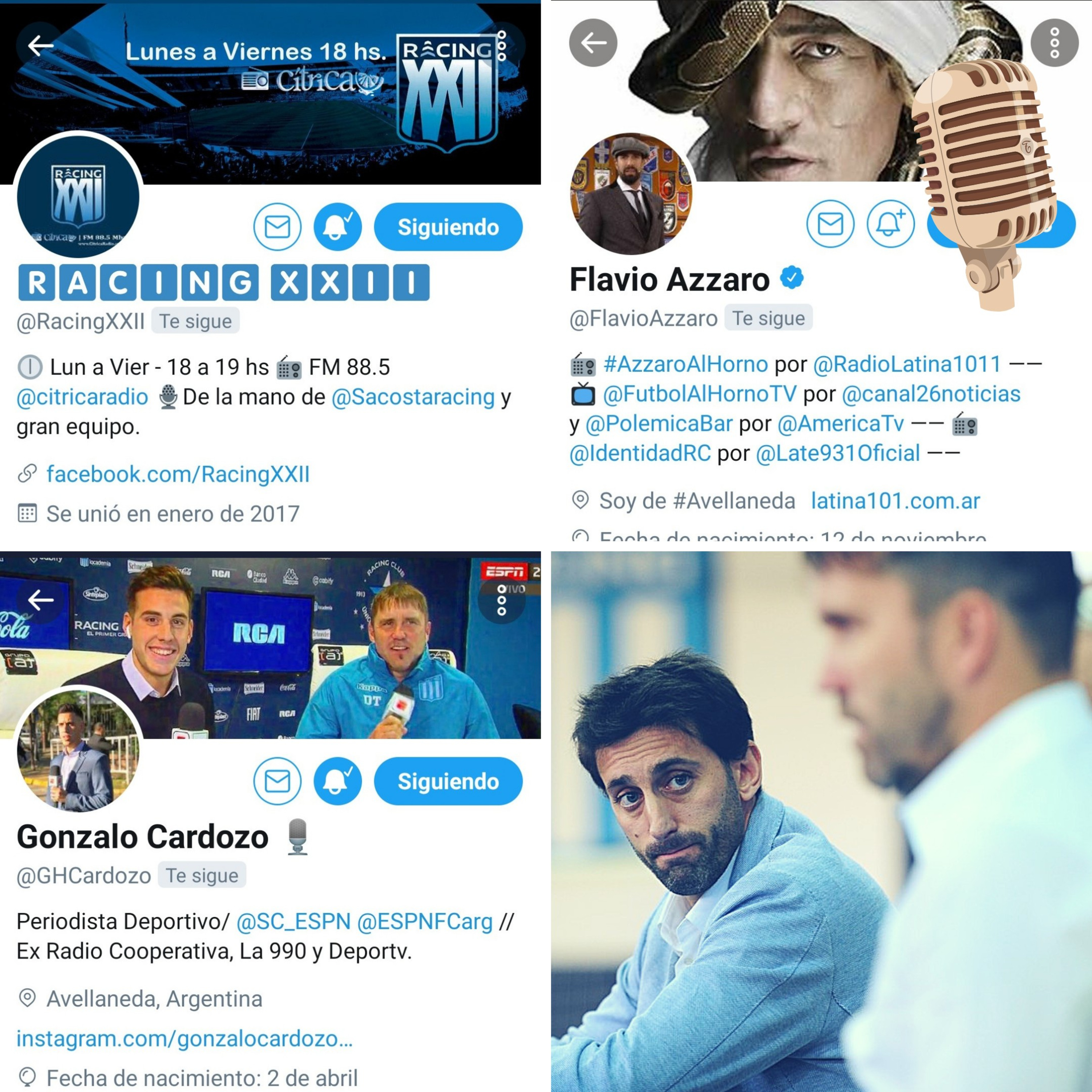 Racing22 programa de radio partidario