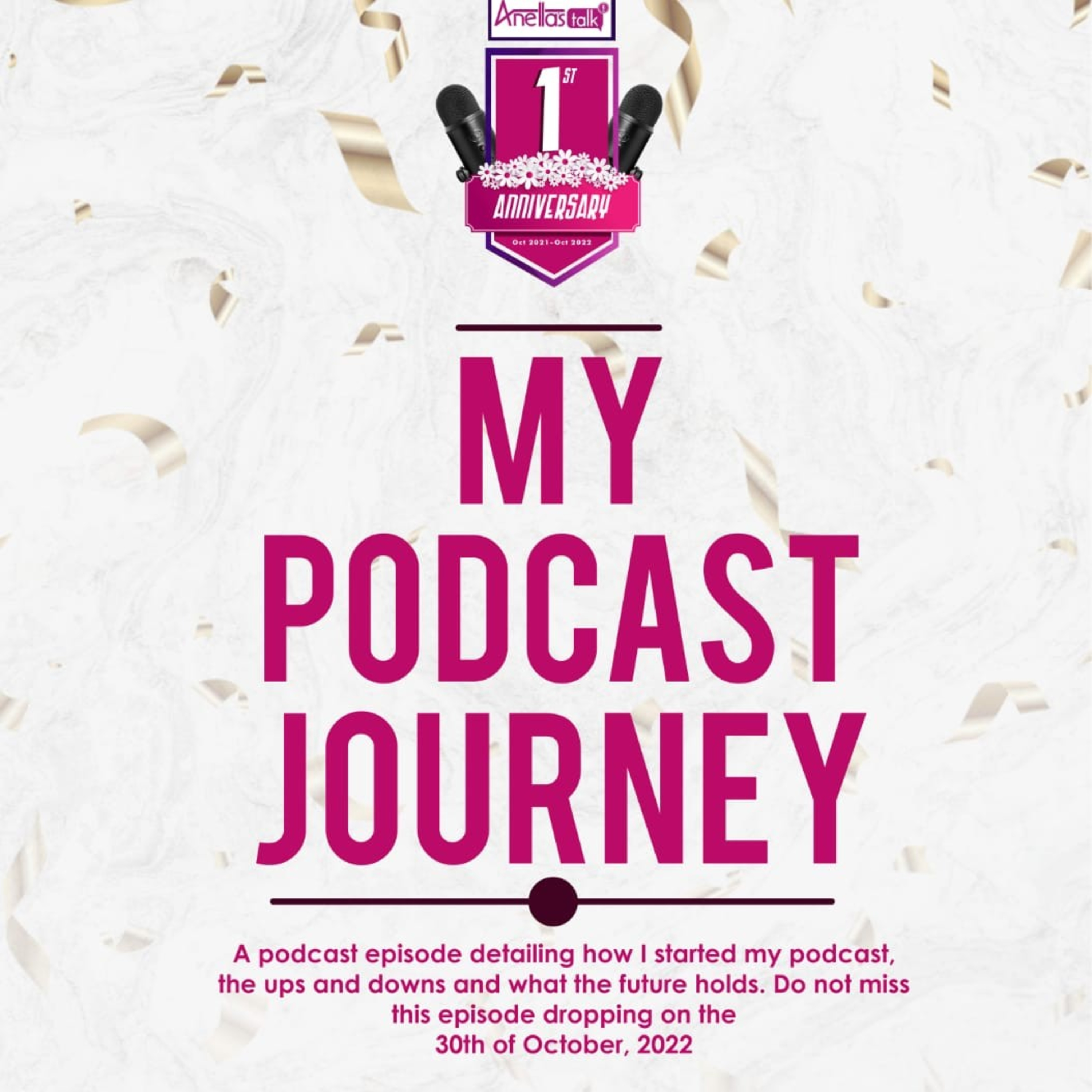 My podcast journey 🎙💜