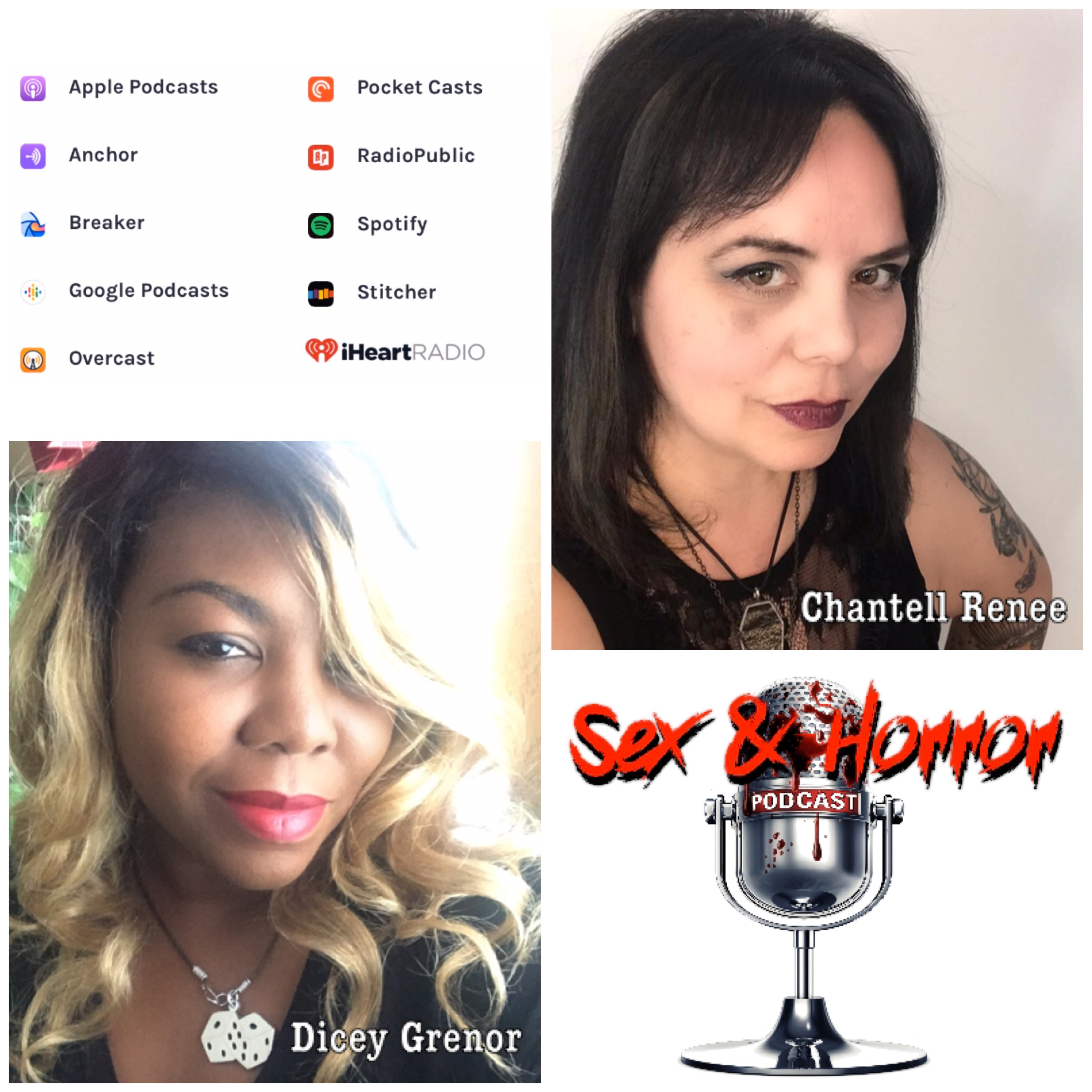 Sex and Horror with Dicey Grenor and Chantell Renee.