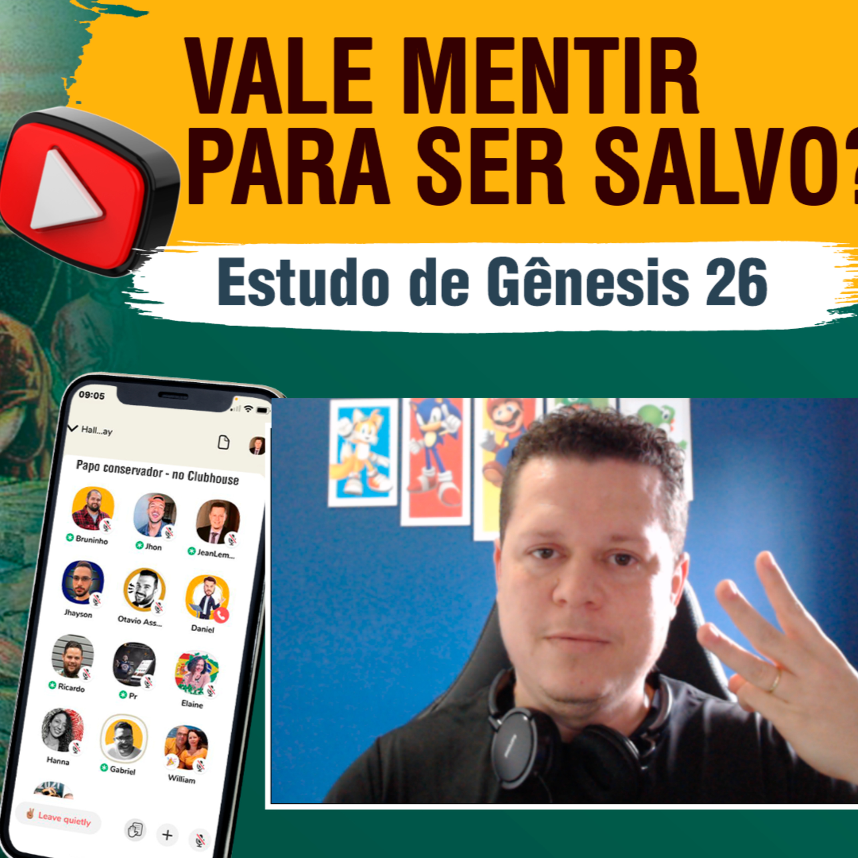 Aula 15 - Gênesis 26 - Estudo de Gênesis - Jacó e Esaú - Pode mentir para ser Salvo_ as 03 Leis Reveladas episode artwork