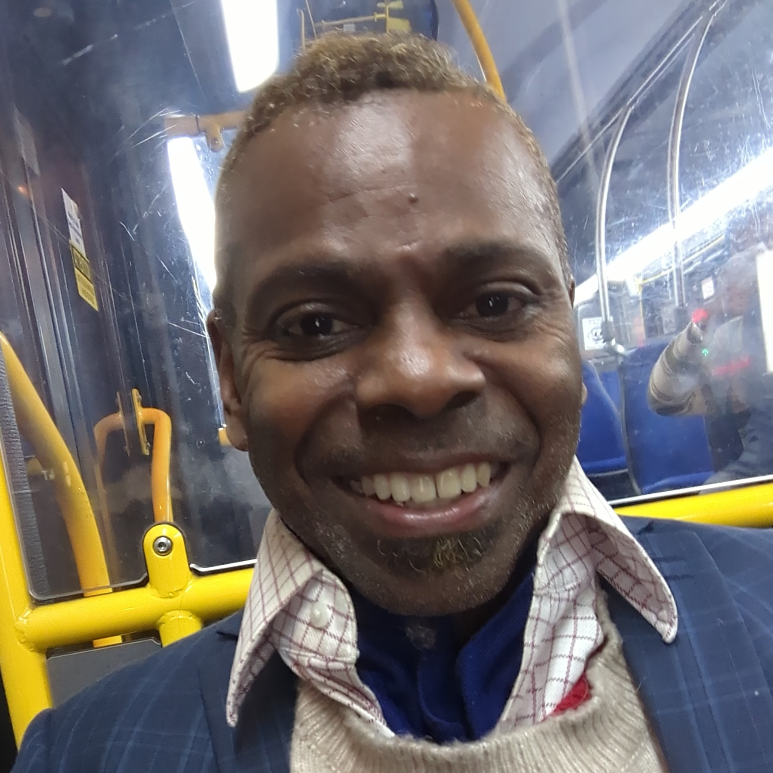 Supposed to apply his comment to the laying on bus man - to ME - to defy service  episode artwork